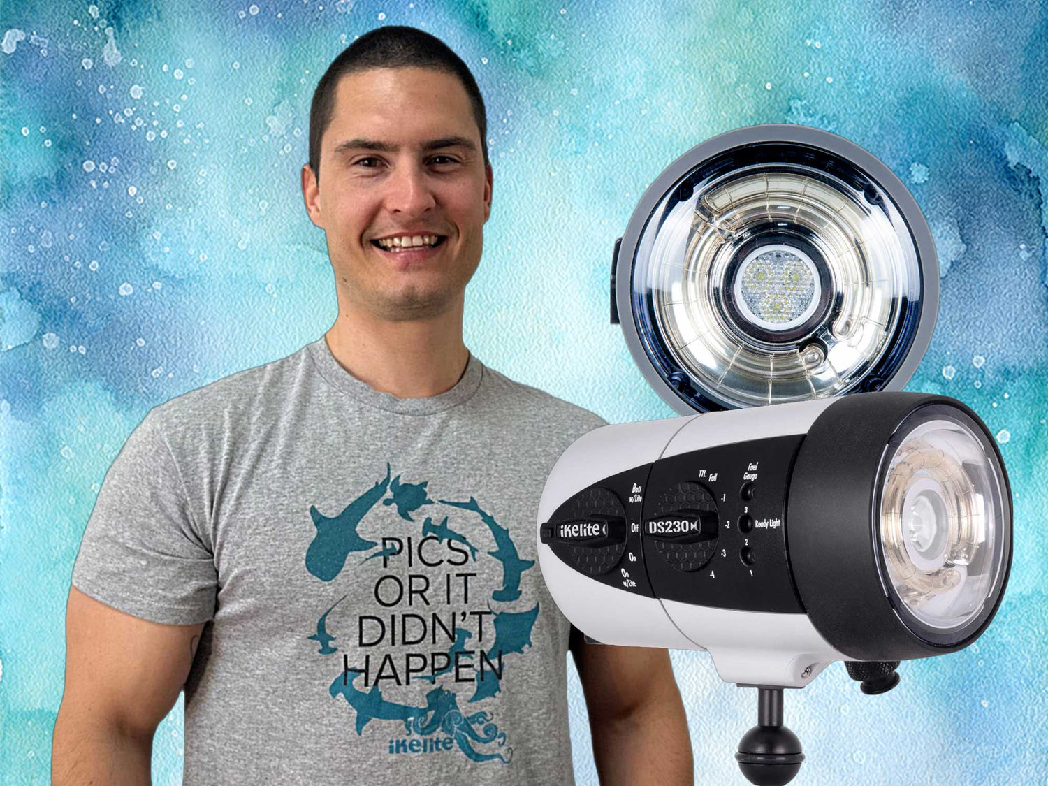 Sea Turtle Portraits with DS230 Strobes