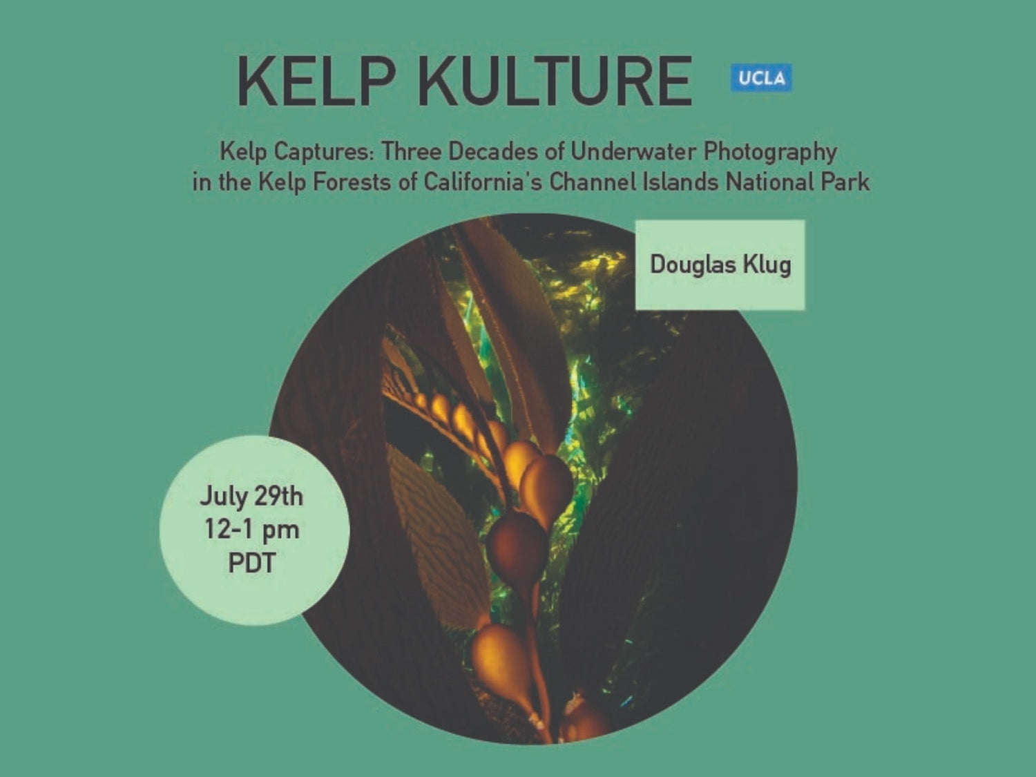 Event | Kelp Kulture: Kelp Photography Talk With Douglas Klug | July 29th, 2026