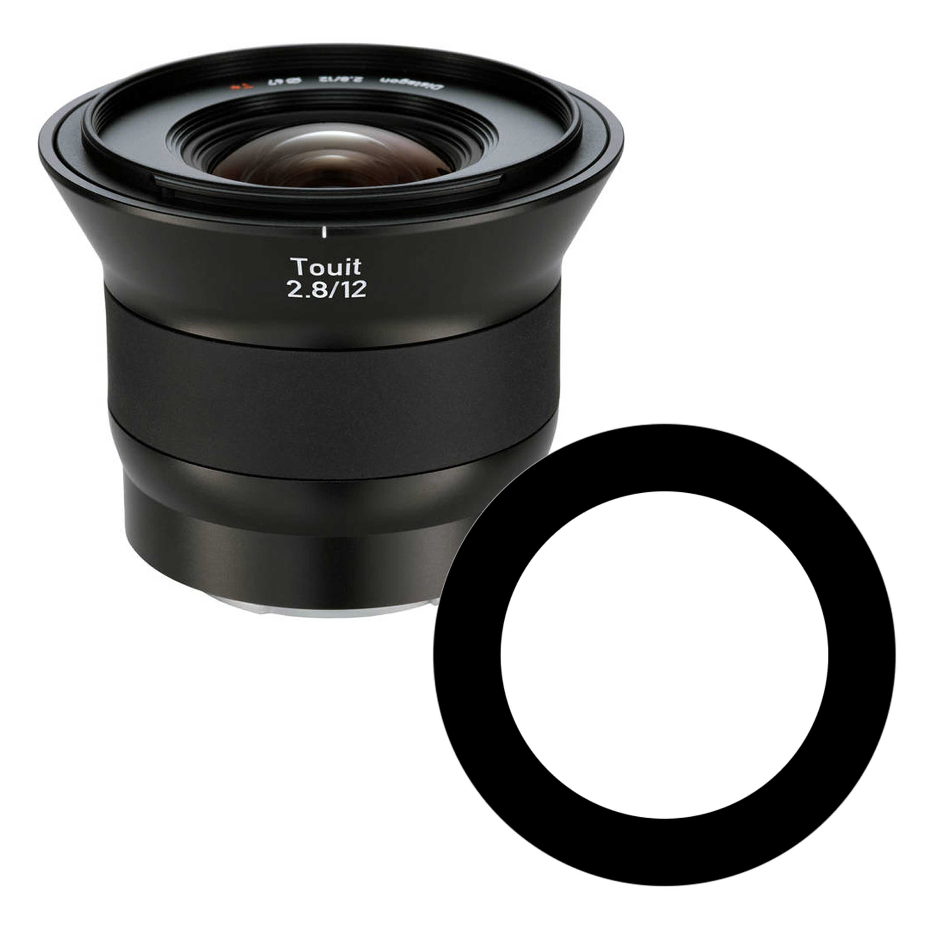 Ikelite Anti-Reflection Ring for ZEISS Touit 12mm f/2.8 Lens for Sony E