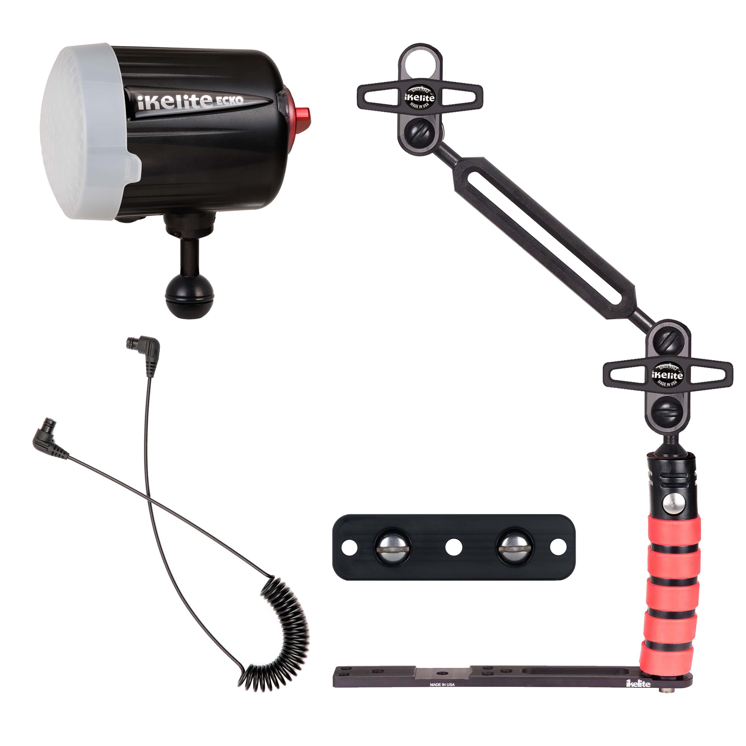 Ecko Fiber Strobe Bundle for OM System TG-7, TG-6, TG-5 Cameras in Ike