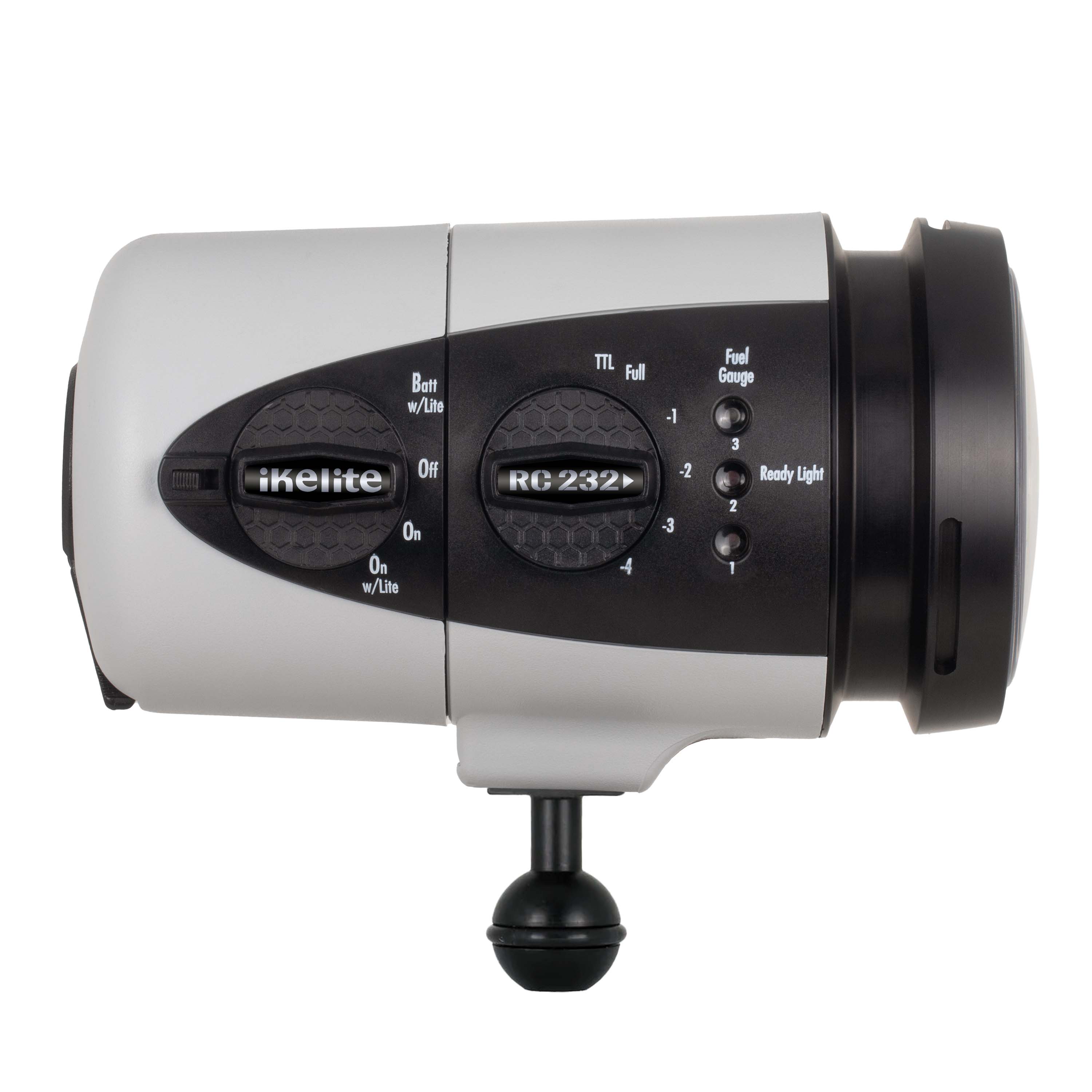 Ikelite RC232 TTL Underwater Strobe with Video Light Fiber Optic
