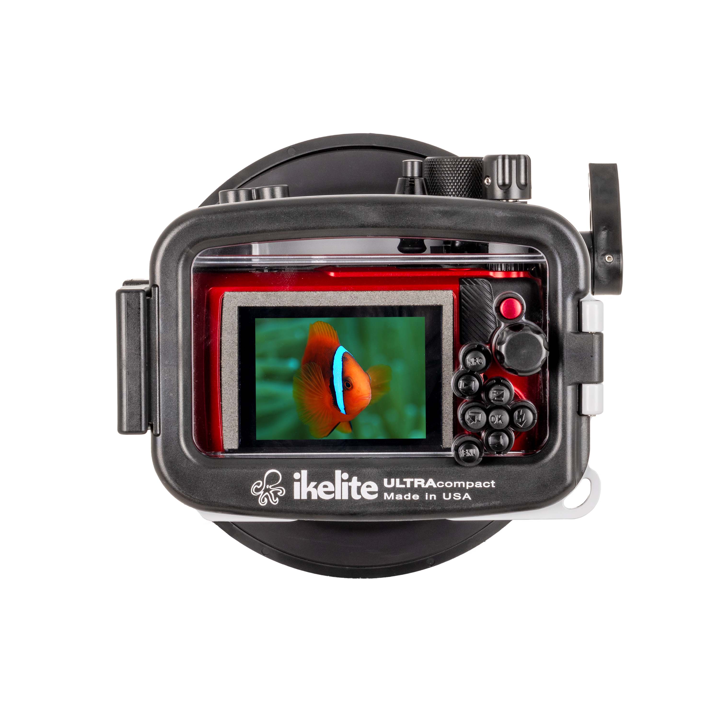 Ikelite Underwater Housing for OM System TG-7, Olympus Tough TG-6 with Dome Port for FCON-T02 Fisheye