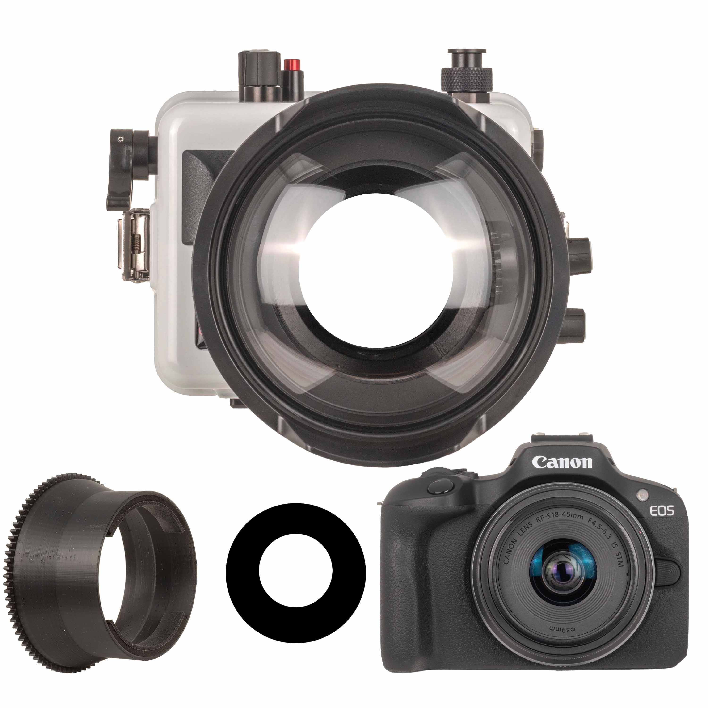 200DLM/D Underwater Housing and Canon EOS R100 Camera Kit