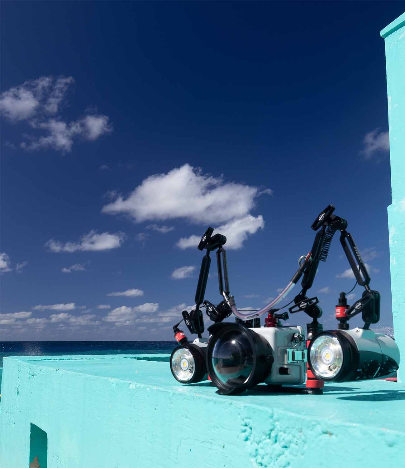 Ikelite Underwater Housing and Strobes in Grand Cayman at Sunset Divers