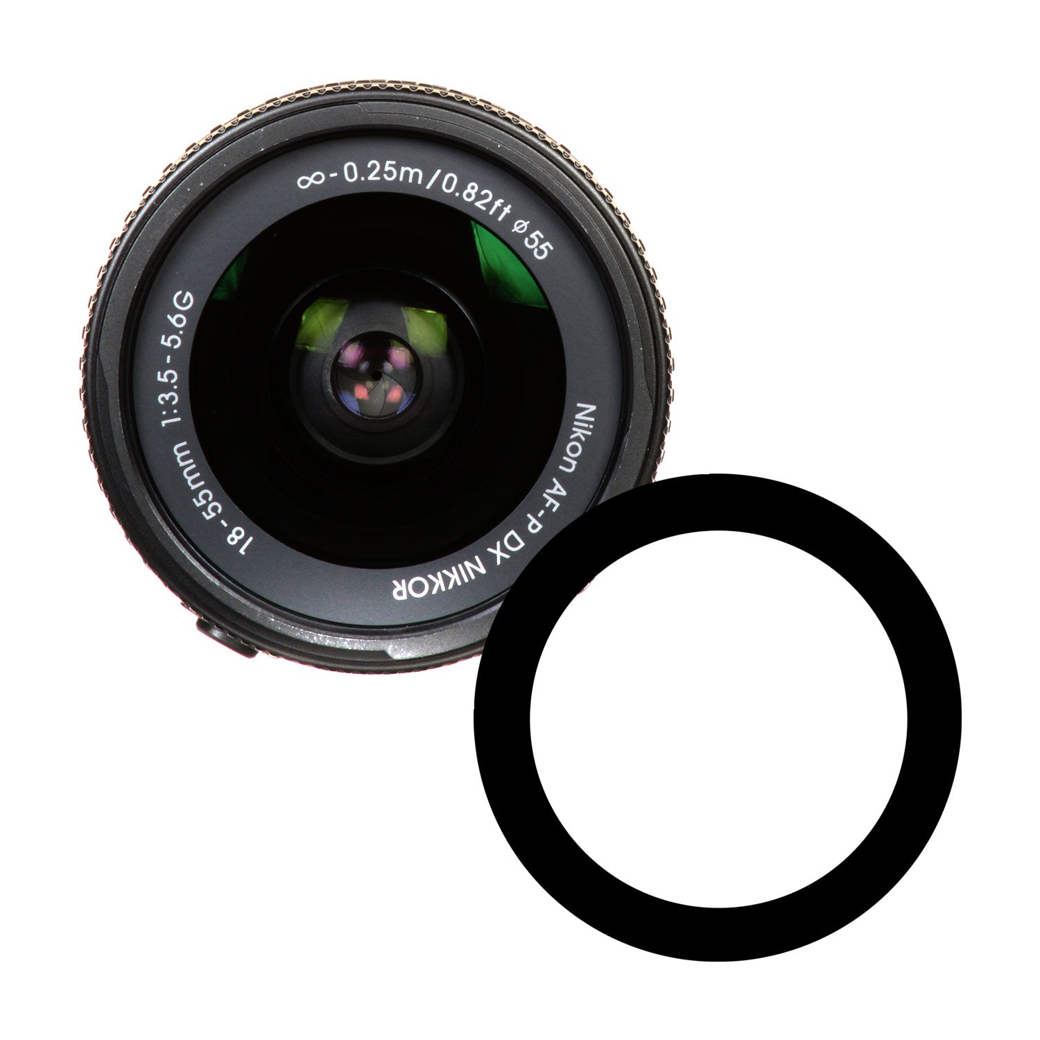 Anti-Reflection Ring for Nikon 18-55mm AF-P DX f/3.5-5.6G Lens