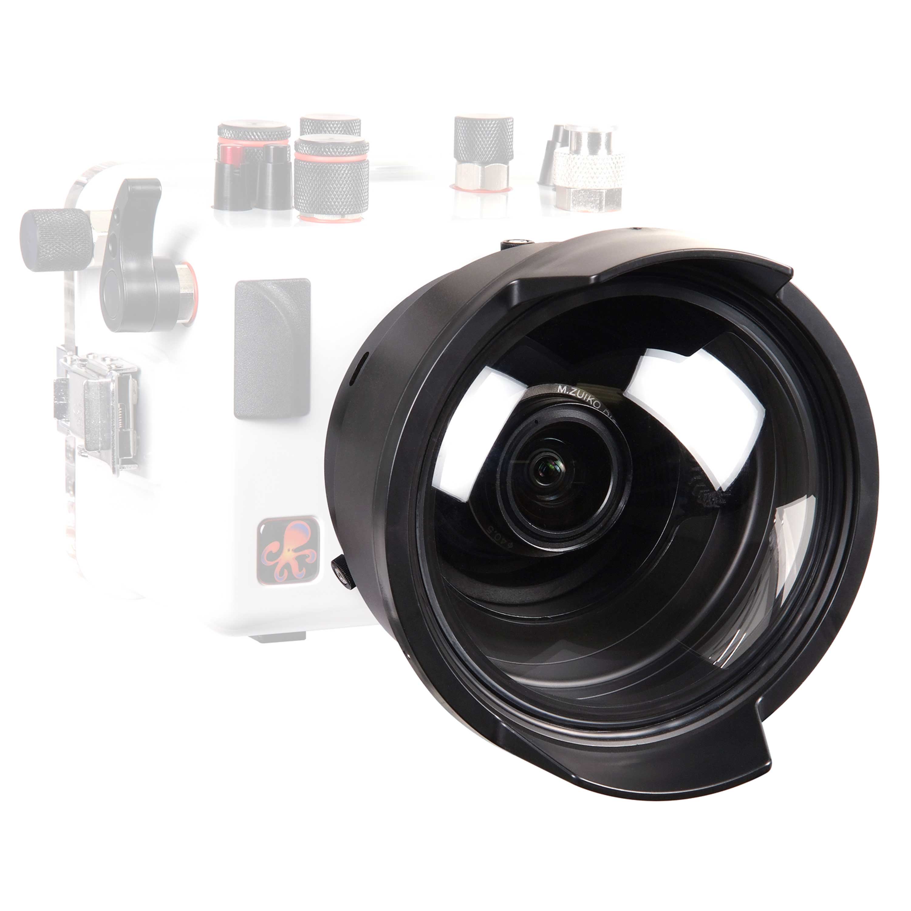 DLM 6 inch Dome Port with Zoom Extended 1.0 Inch