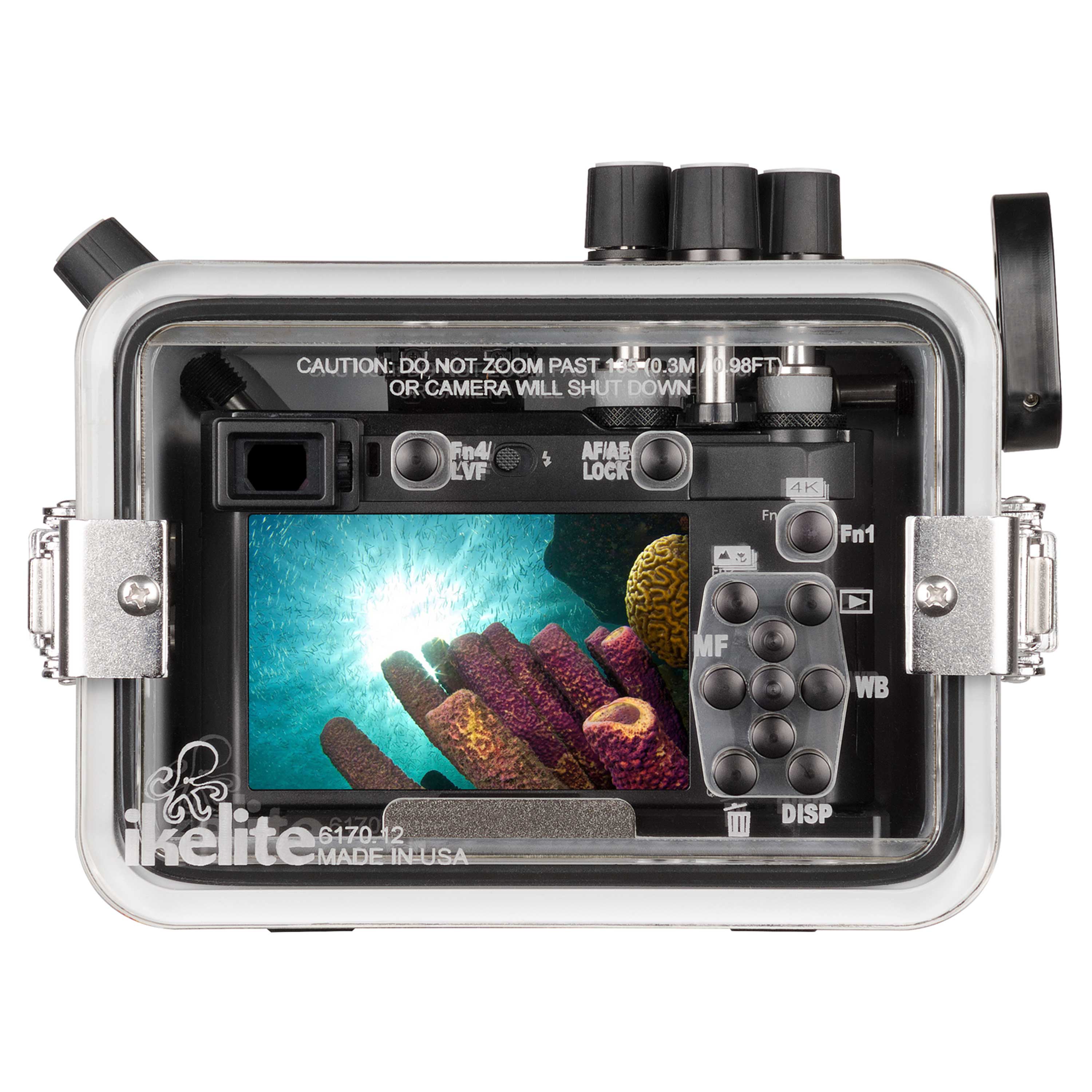 Underwater Housing for Panasonic Lumix ZS200, TZ200, TZ202 Digital Cameras