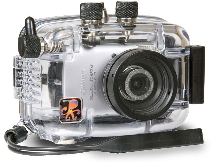 Underwater Housing for Canon PowerShot SD870 IS, IXUS 860 IS, IXY 910 IS