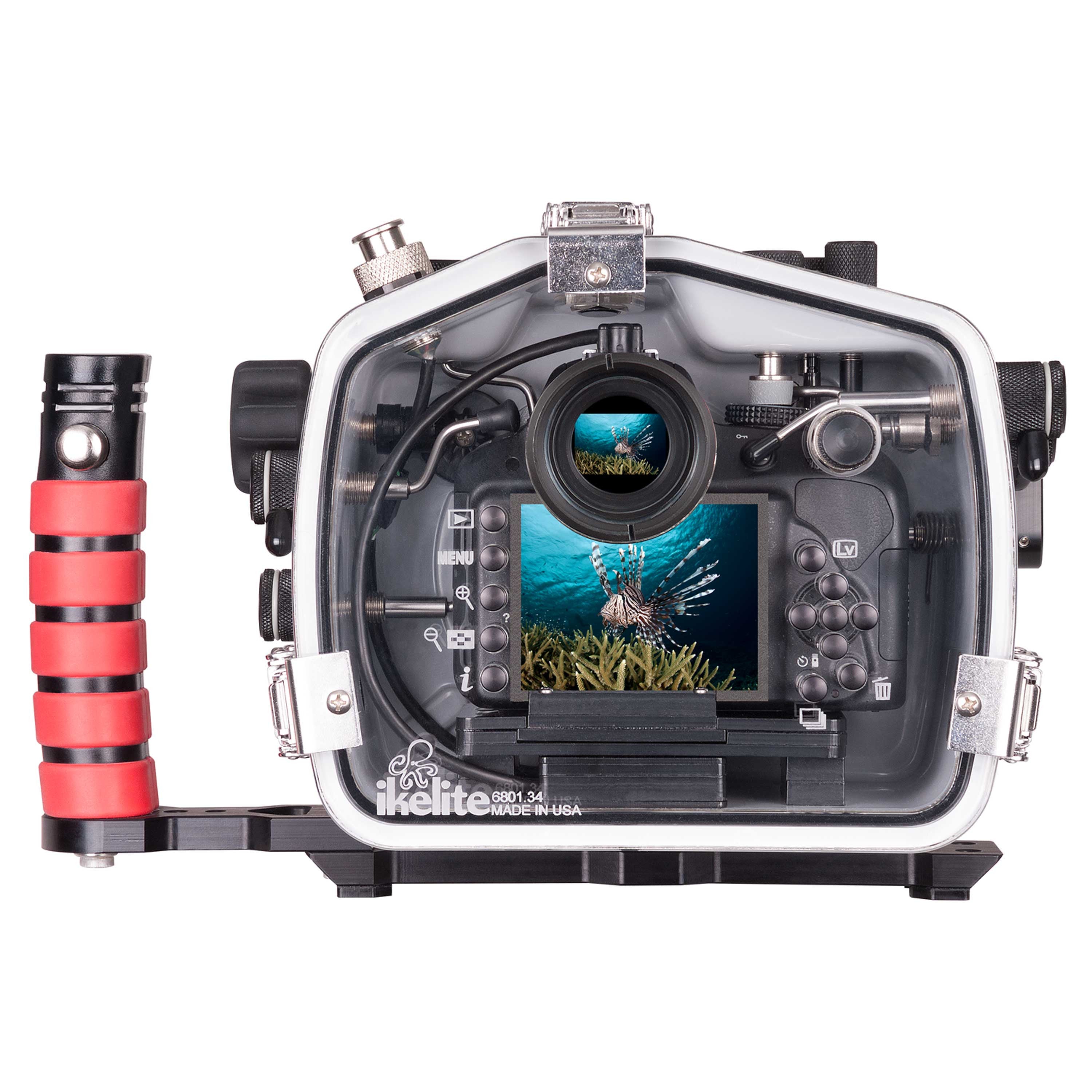 200FL Underwater TTL Housing for Nikon D3300, D3400 DSLR Cameras