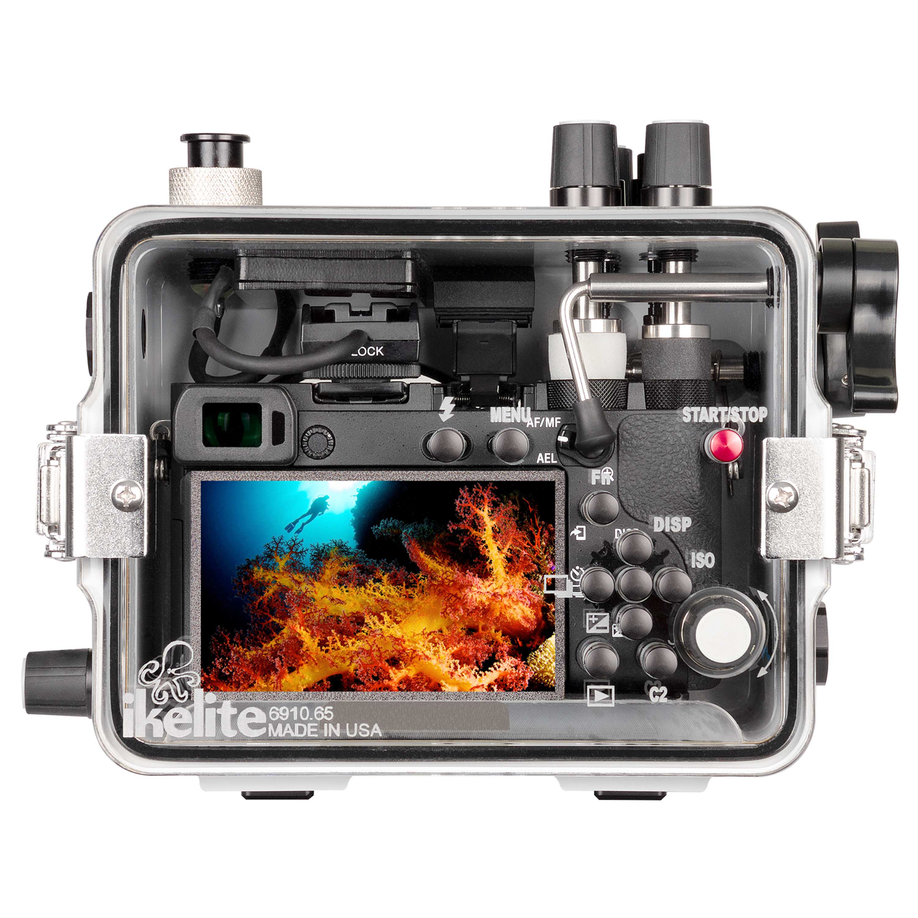 200DLM/A Underwater TTL Housing for Sony Alpha A6500 Mirrorless Camera