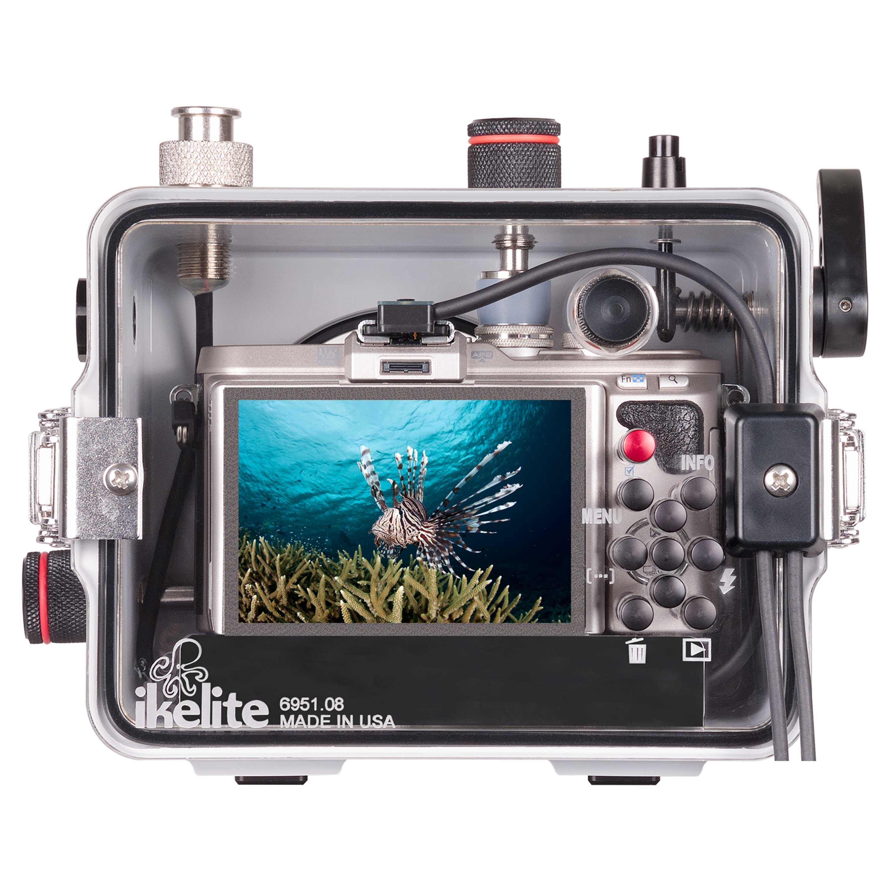 200DLM/A Underwater Housing for Olympus PEN E-PL8 Mirrorless Micro Four-Thirds Digital Camera