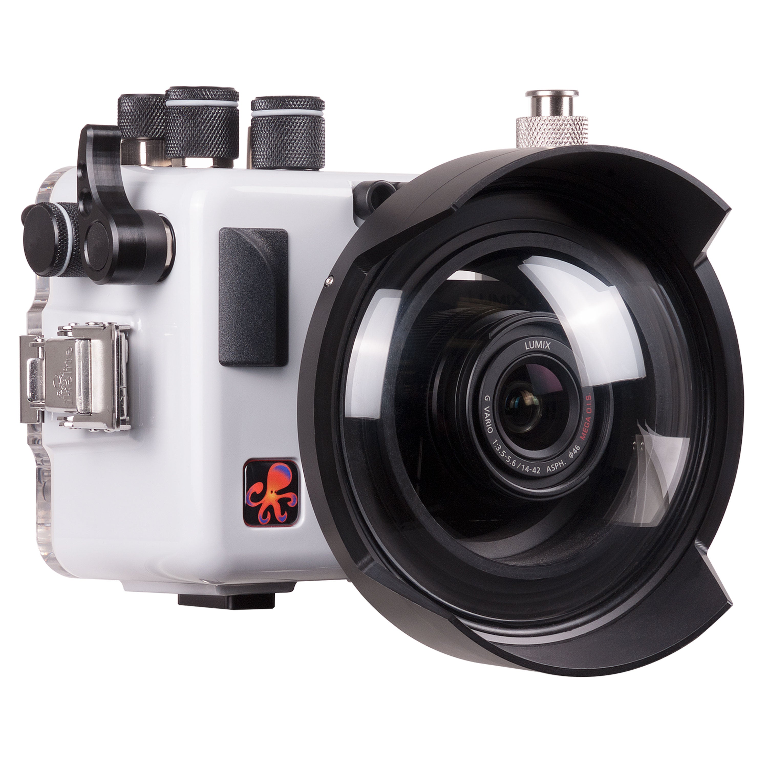 200DLM/A Underwater TTL Housing for Panasonic Lumix GX85, GX80, GX7 Mark II Mirrorless Micro Four-Thirds Cameras
