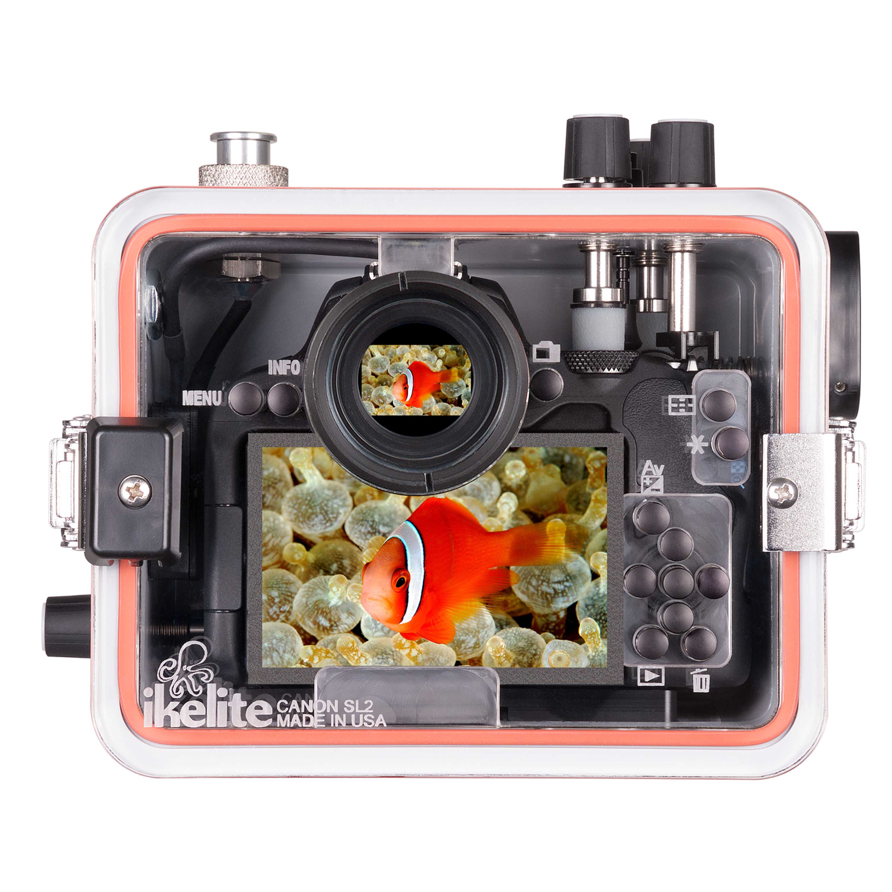 200DLM/C Underwater Housing and Canon Rebel SL2 Camera Kit