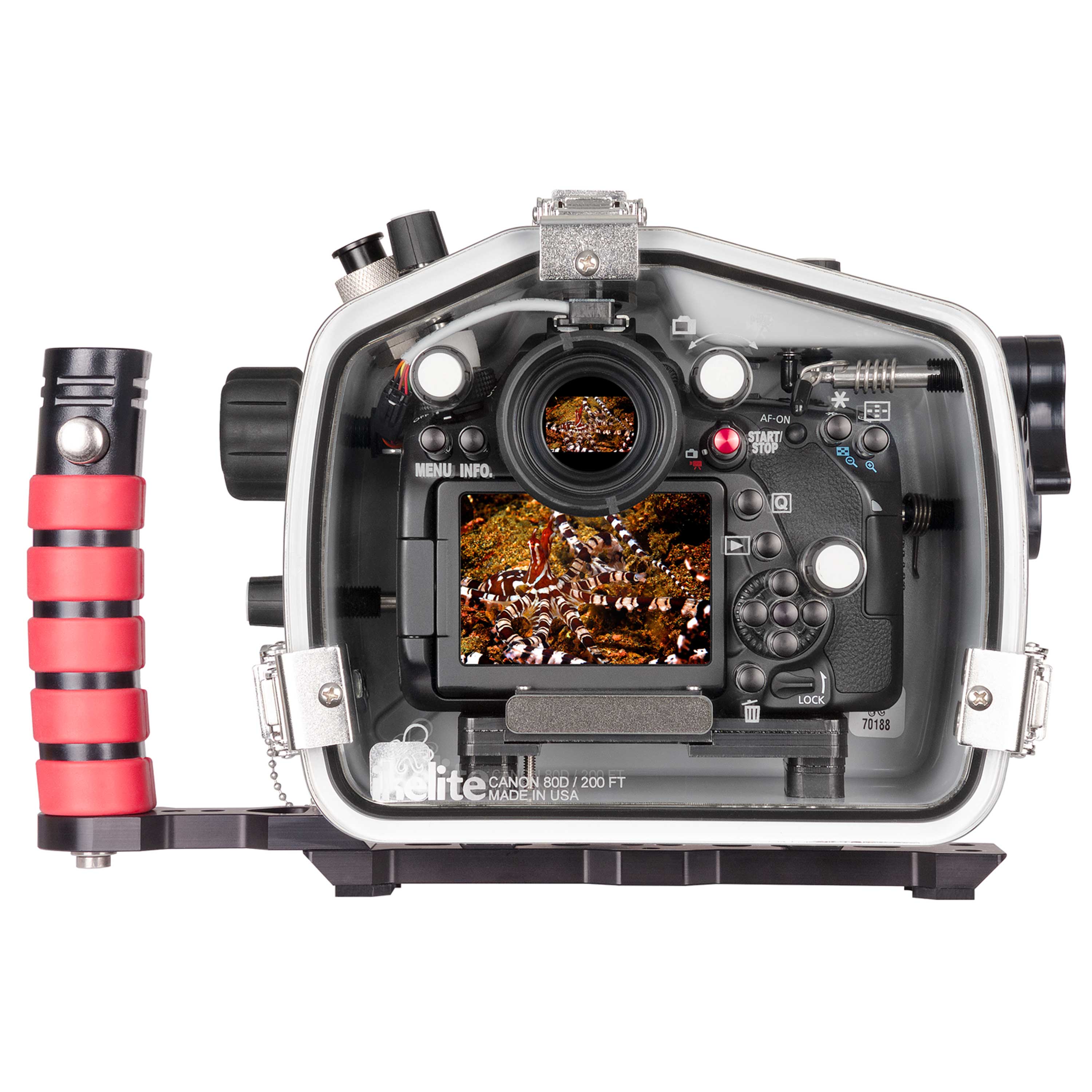 200DL Underwater Housing for Canon EOS 80D DSLR Cameras