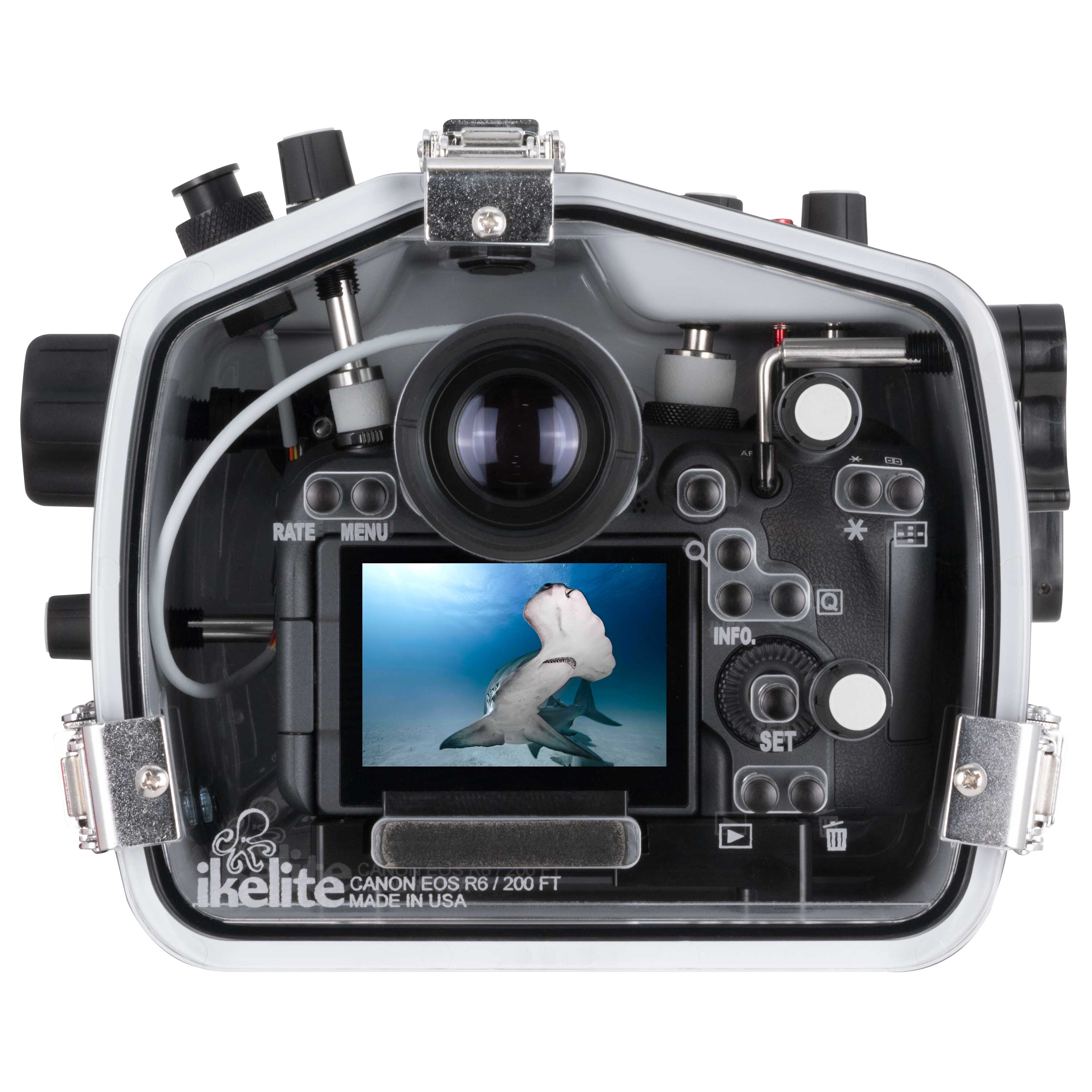 200DL Underwater Housing for Canon EOS R6 Mirrorless Digital Camera