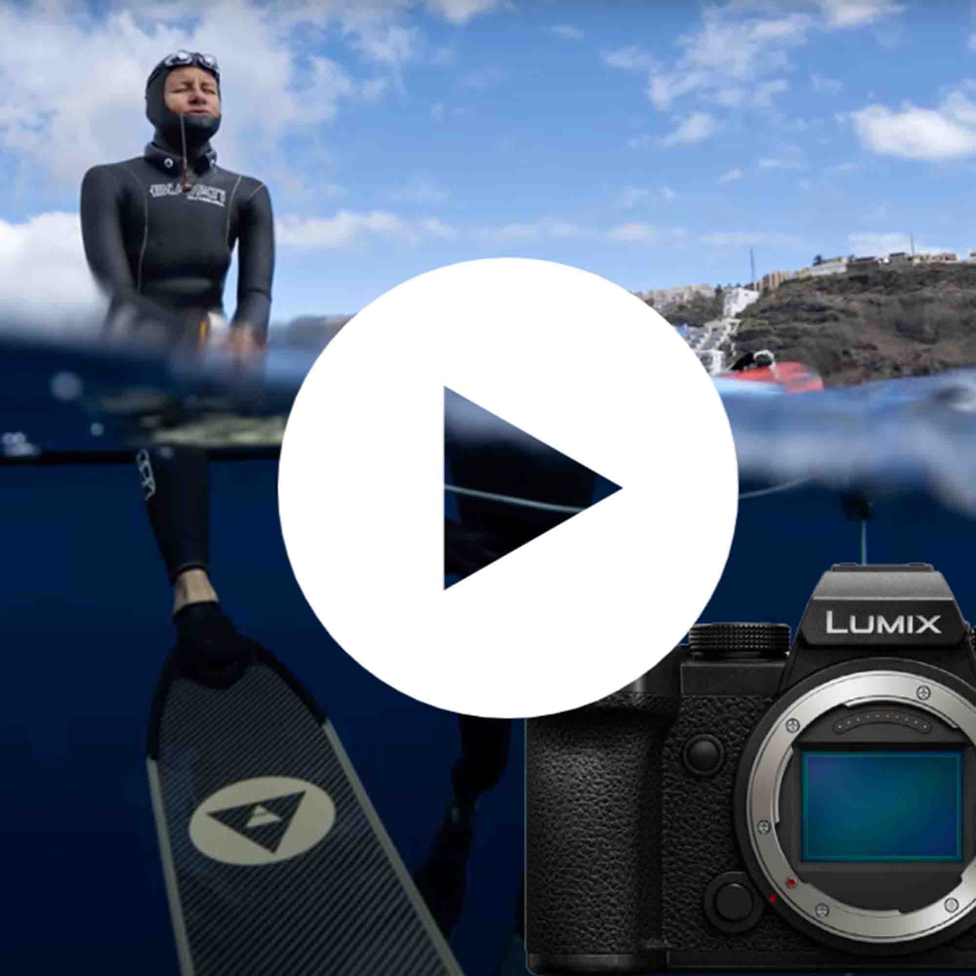 Ikelite Housing for Panasonic GH5 II underwater with Matt Jacobs