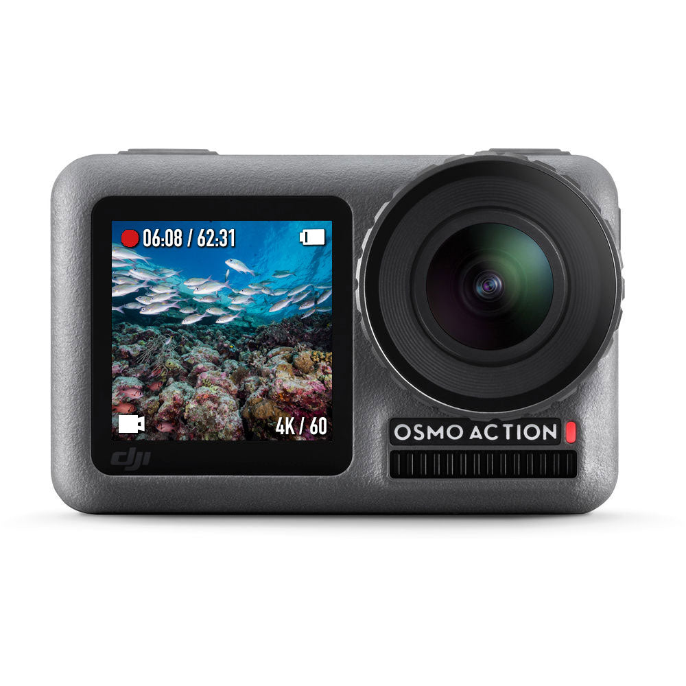 DJI Osmo Action - 4K Action Cam 12MP Digital Camera with 2 Displays 36ft  Underwater Waterproof WiFi HDR Video 145° Angle, Black