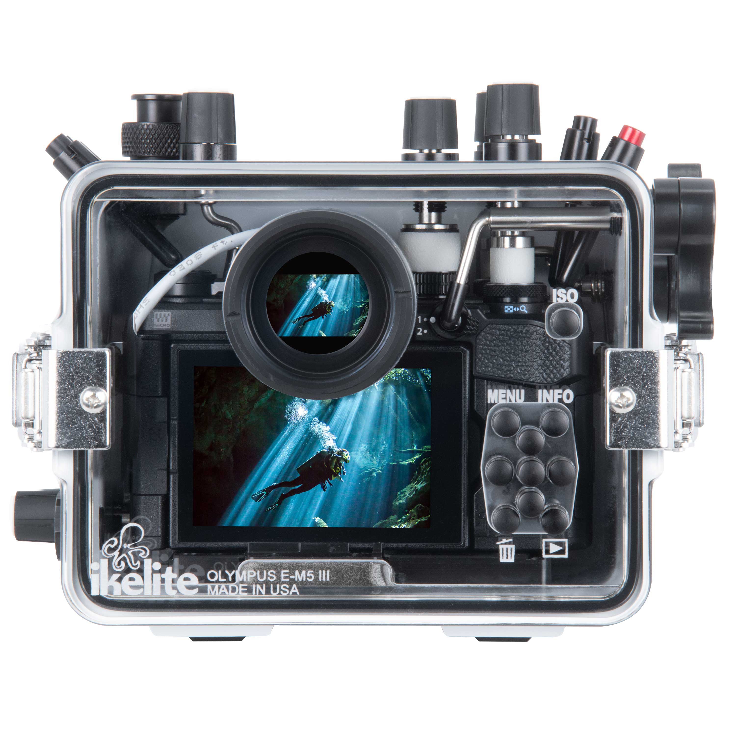 Ikelite 200DLM/A Underwater Housing for Olympus OM-D E-M5 III Mirrorless Cameras