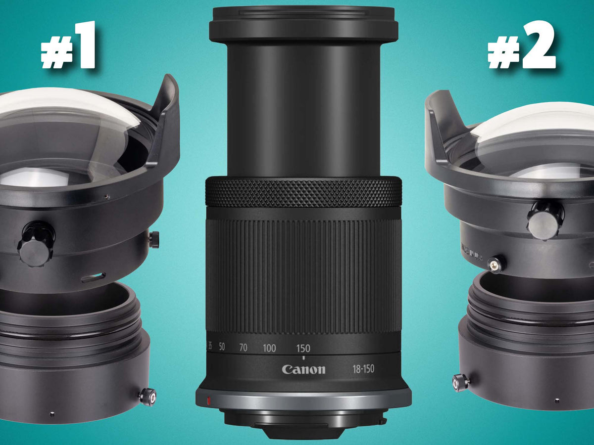 Canon RF 18-150mm Lens Behind the DLM 5516.15 Dome
