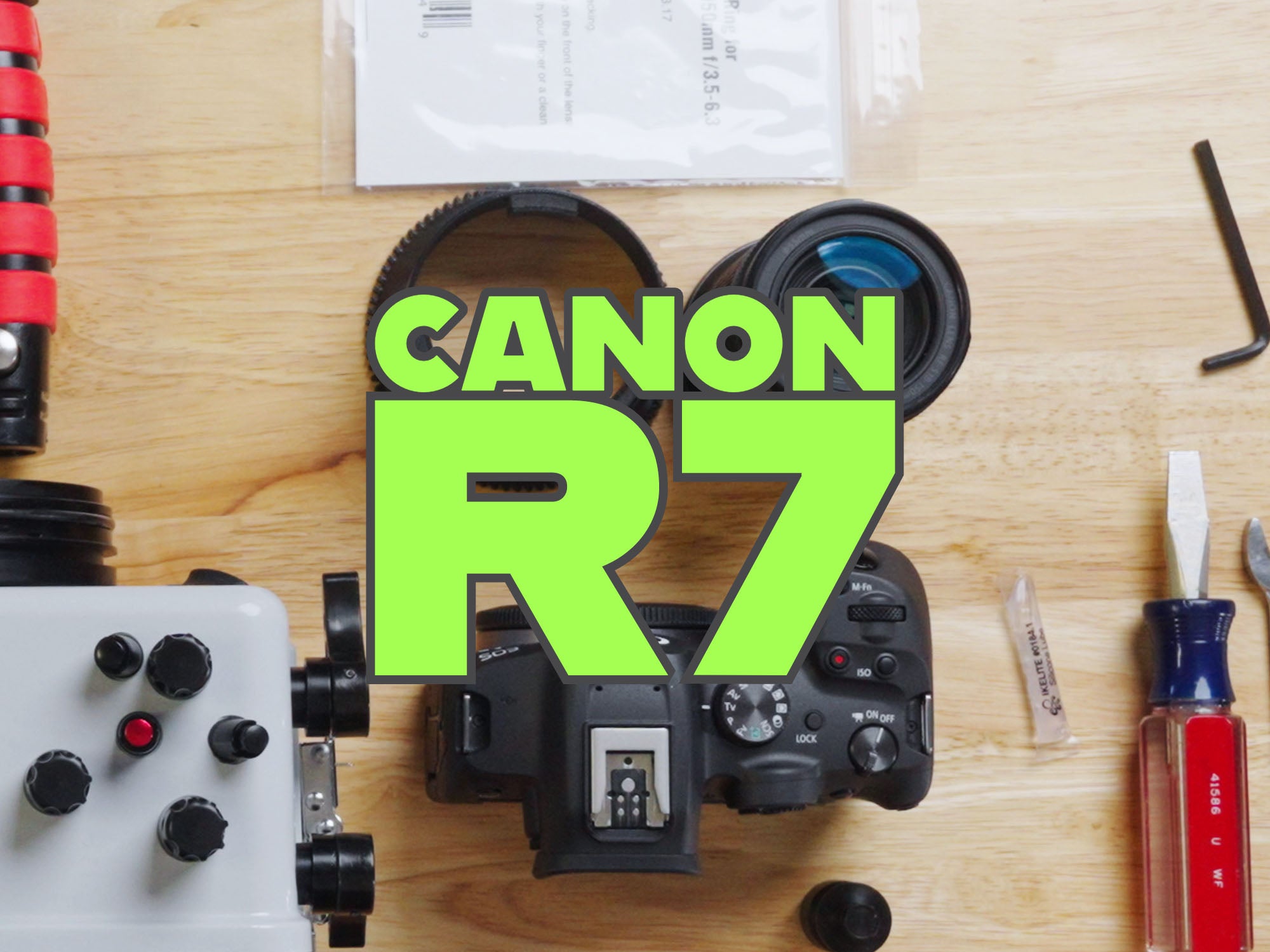 Canon R7 // Underwater Housing Assembly Ikelite 200DLM [VIDEO]
