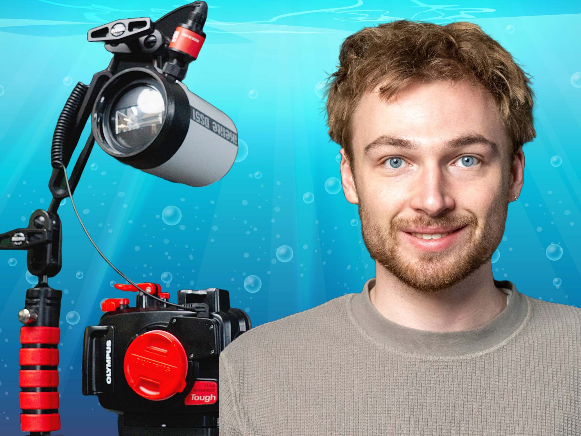 Add a Handle & Stabilizing Tray to your Olympus PT-059 Underwater Housing [VIDEO]