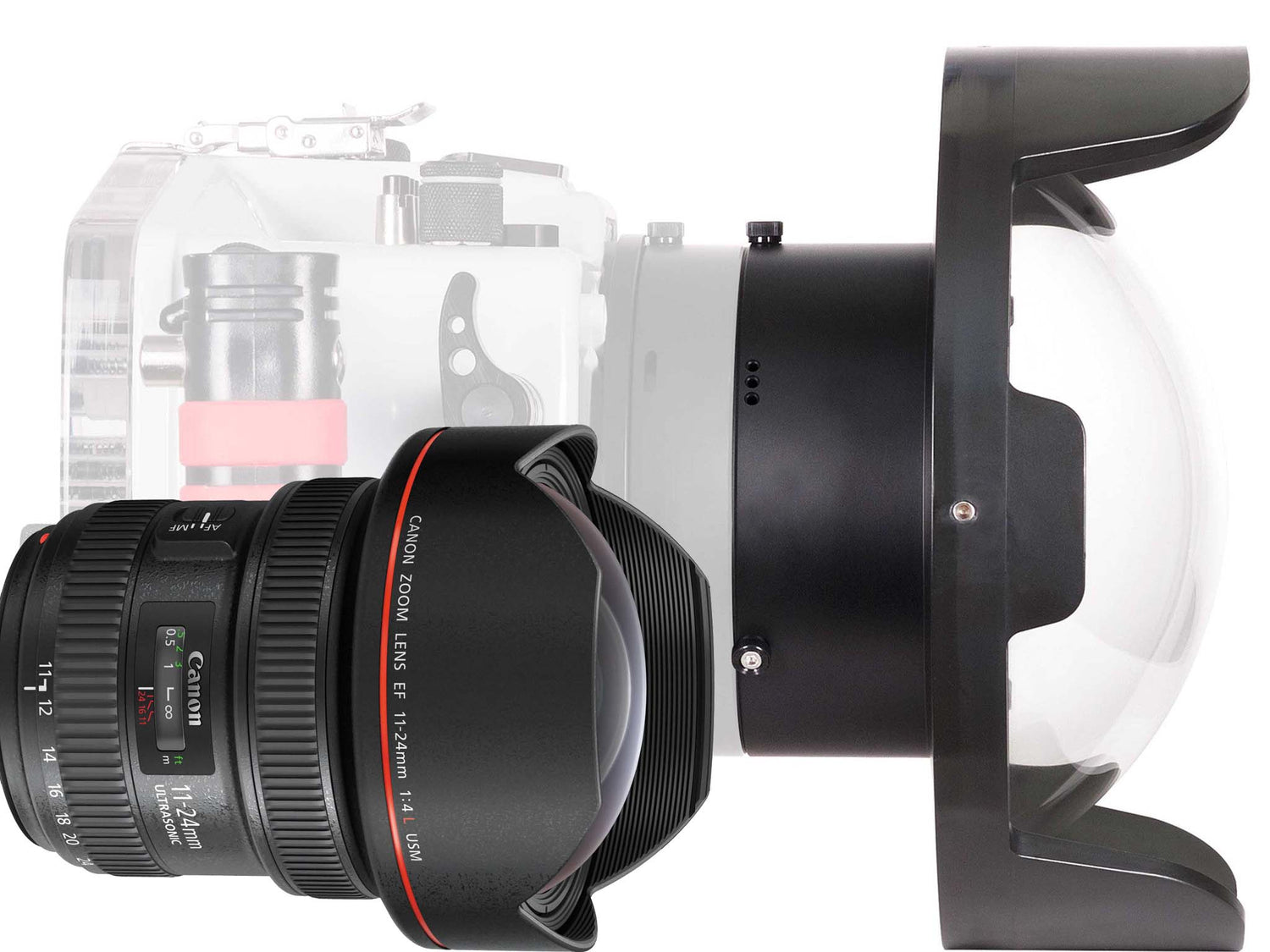 Canon EF 11-24mm F4L Lens and Dome Port Installation [VIDEO]
