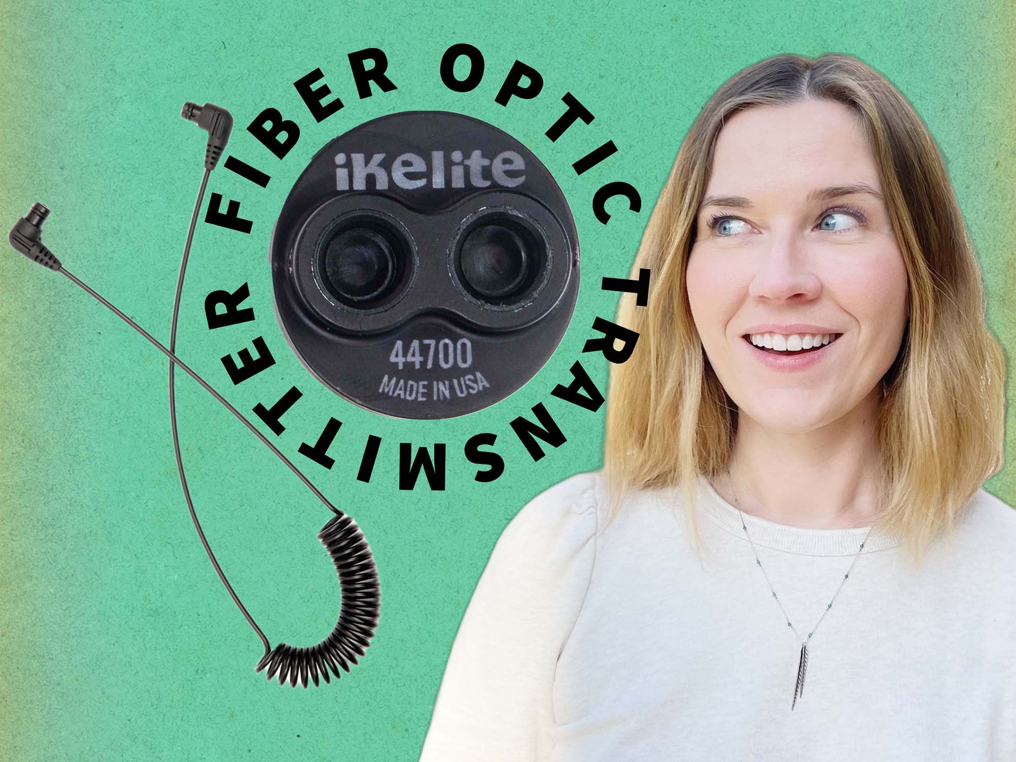 Manual Fiber Optic Transmitter for Ikelite DL and DLM Underwater Housi