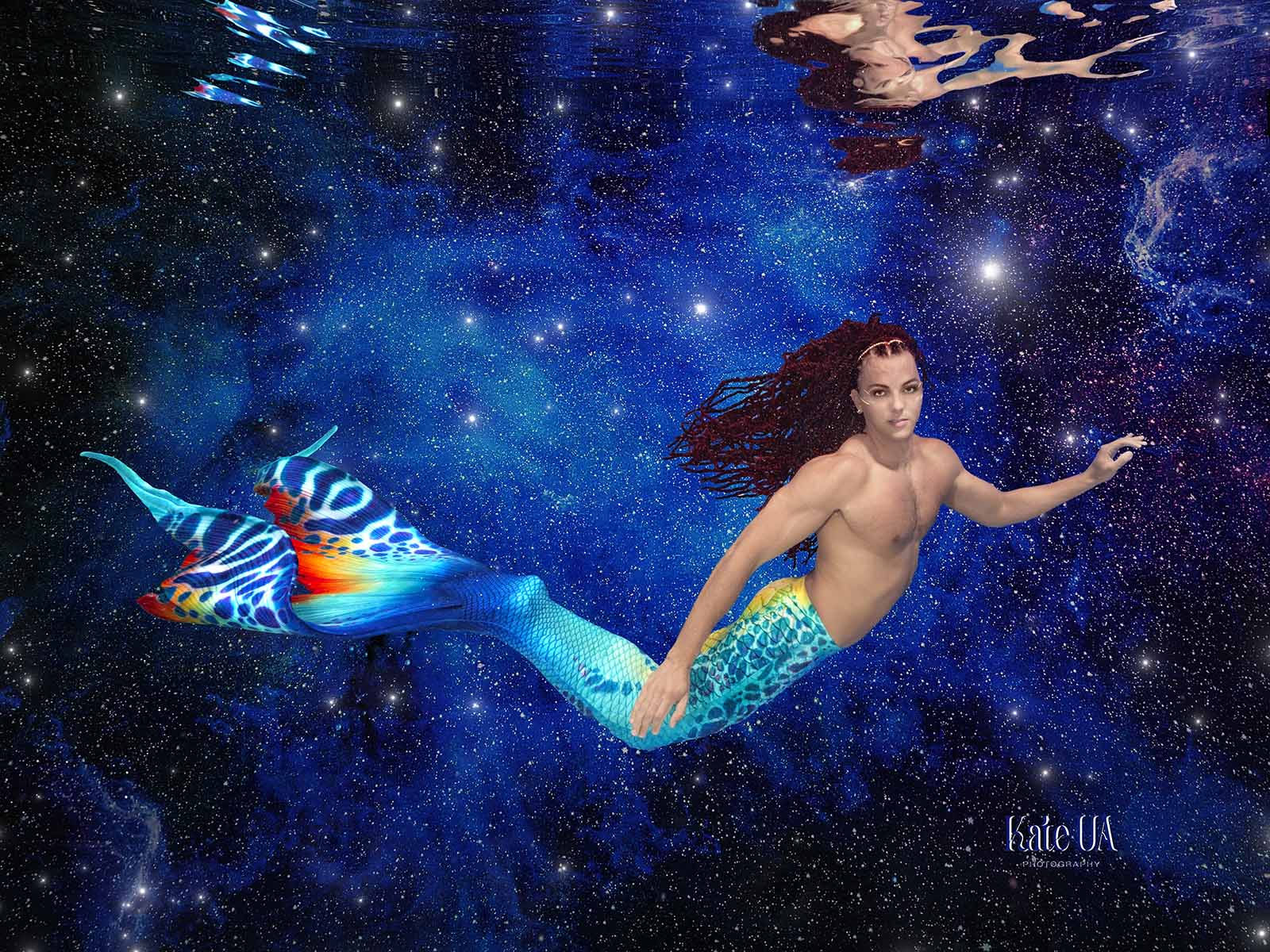 Merman image © Kate Terets Ikelite Featured Customers, Kate Terets Between Fantasy and Reality