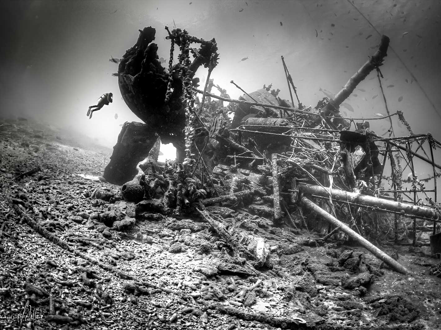 Underwater Wreck Photography Settings and Technique