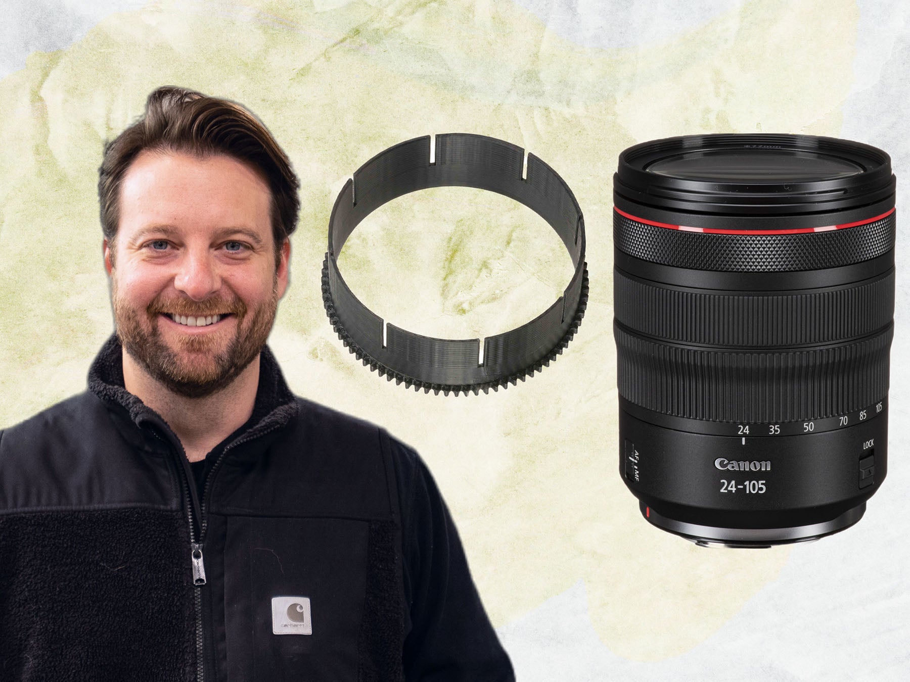 Canon RF 24-105mm f/4L Lens and Zoom Gear Installation // Ikelite 200DL Underwater Housing