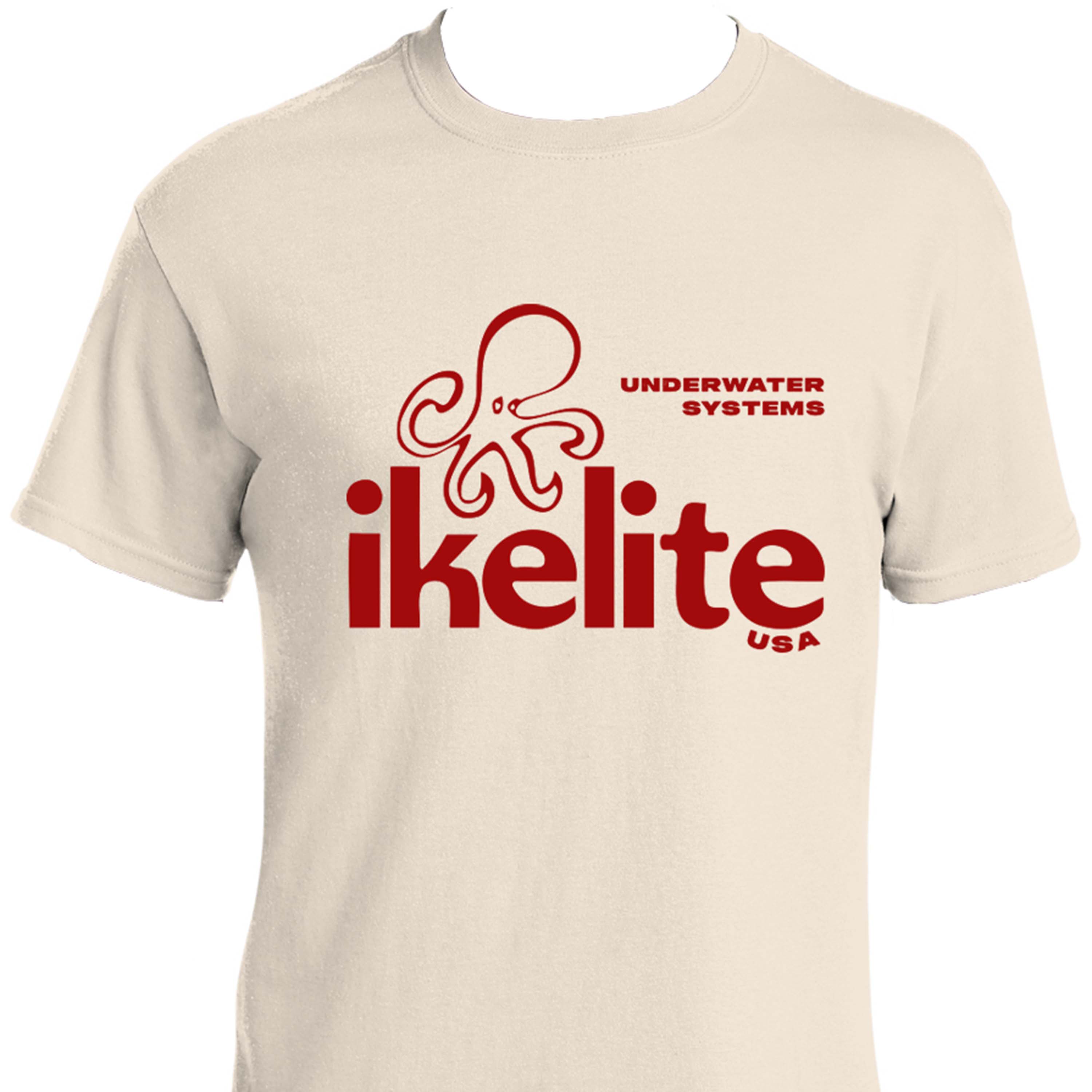 T-Shirt Vintage Ikelite Logo (Natural Cotton)