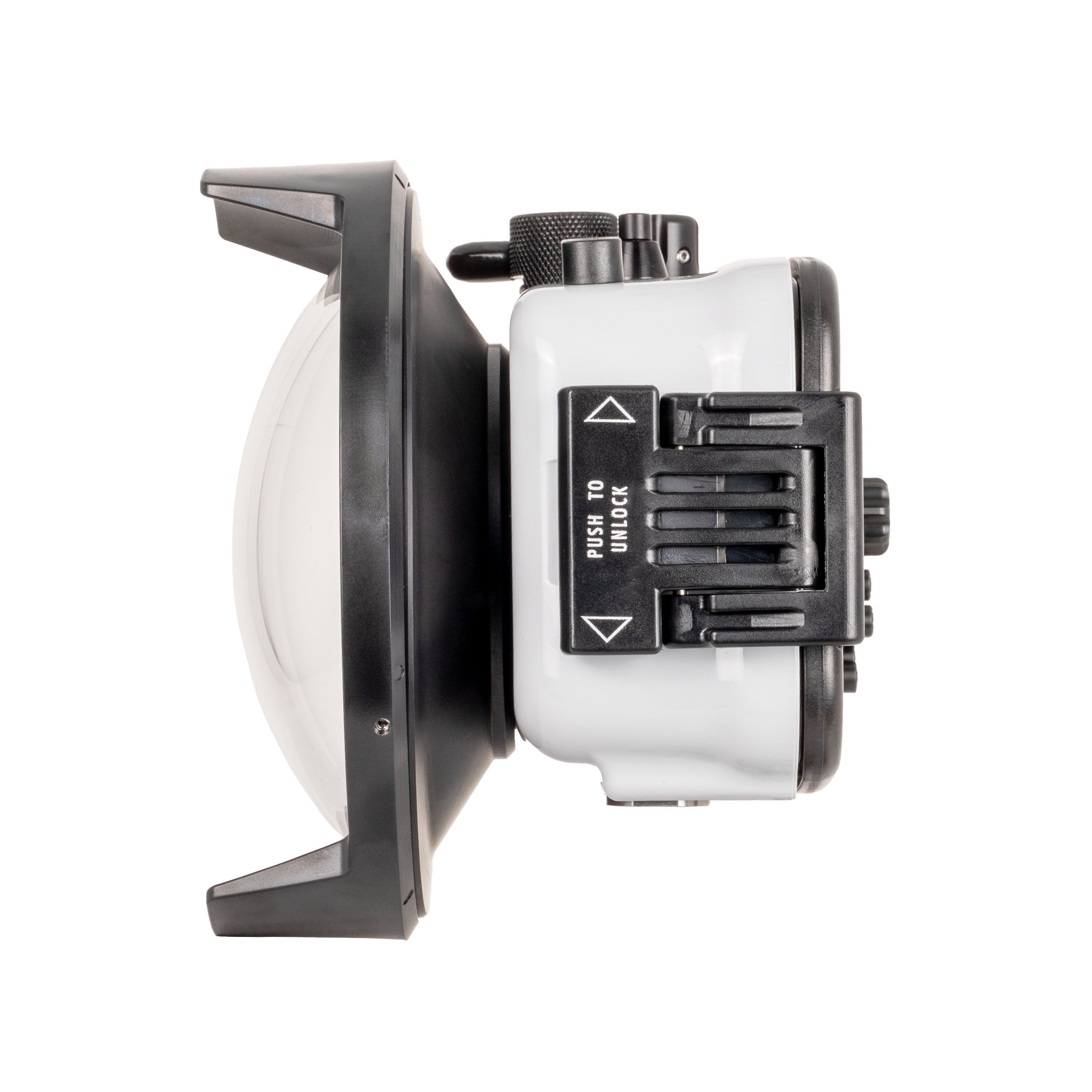 Ikelite Underwater Housing for OM System TG-7, Olympus Tough TG-6 with Dome Port for FCON-T02 Fisheye
