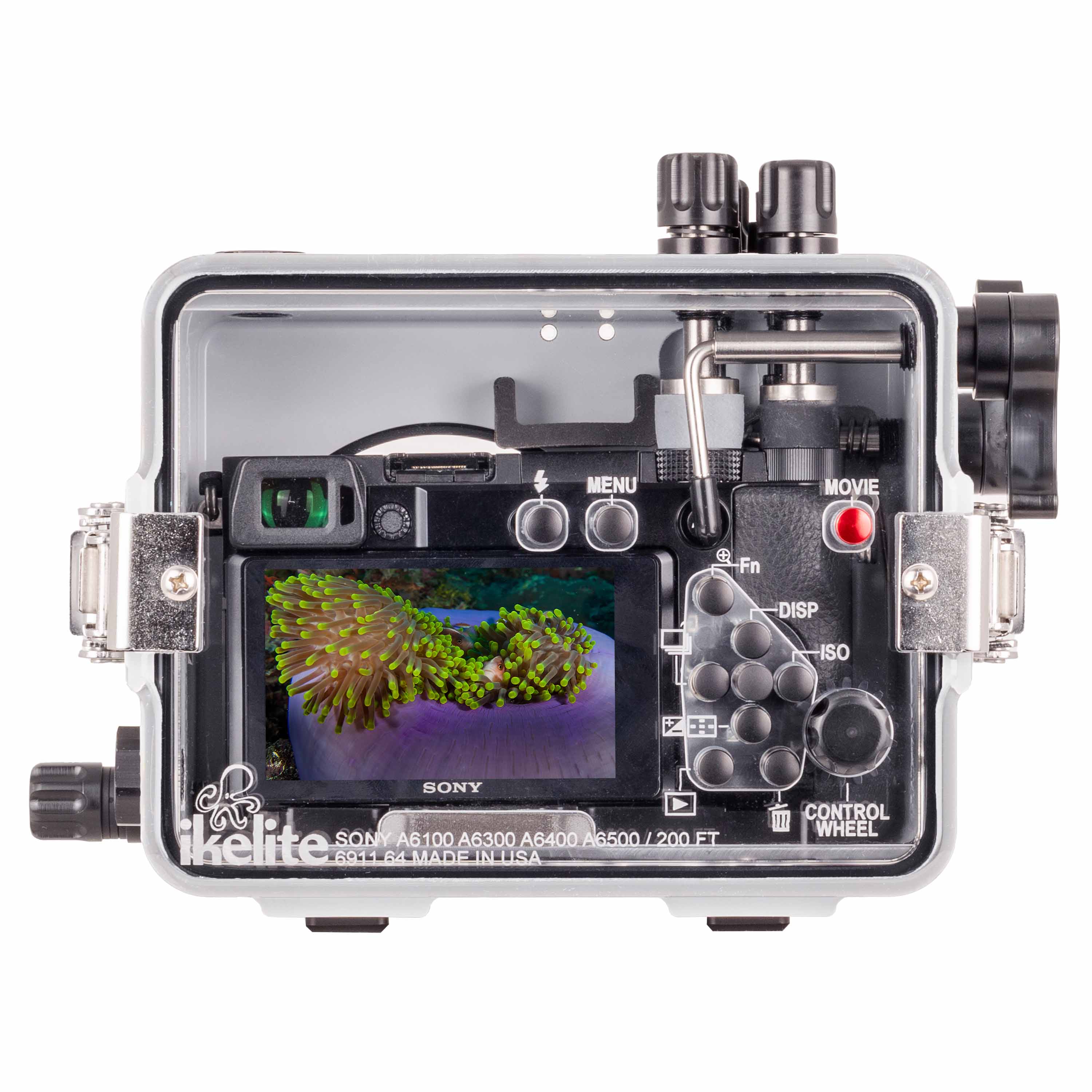 Ikelite 200DLM/A Underwater Housing for Sony Alpha a6100, a6300, a6400, a6500 Mirrorless Cameras