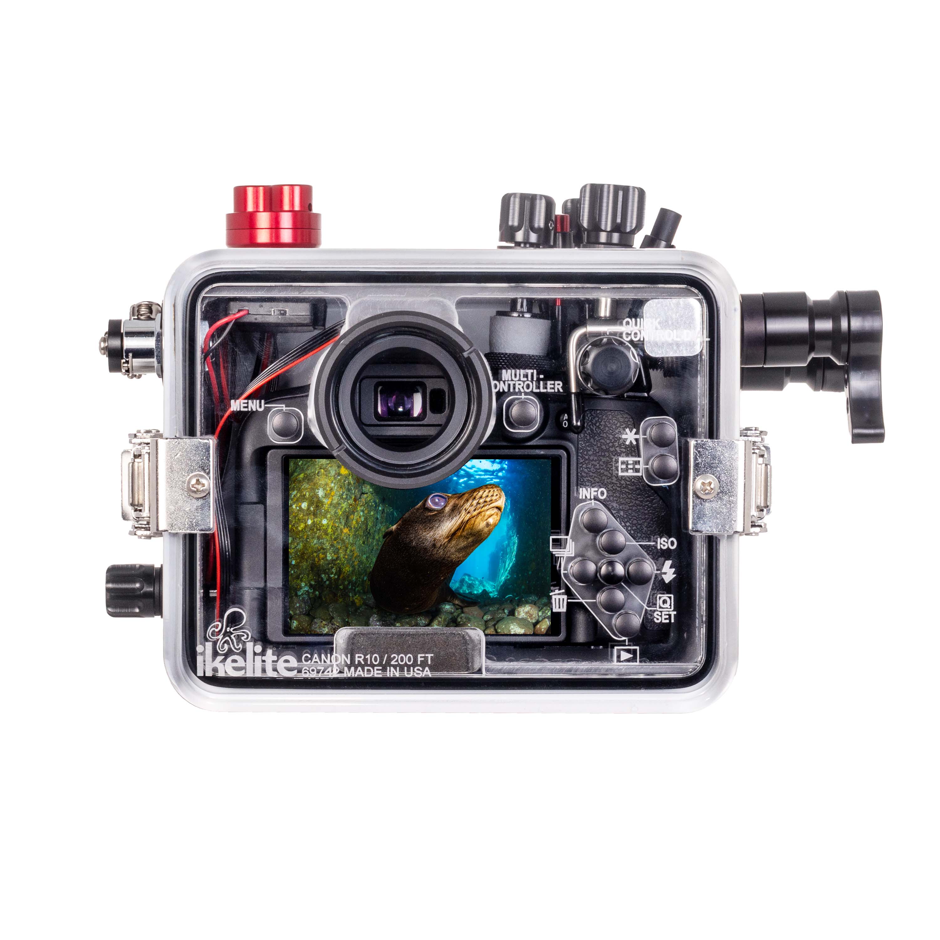 Ikelite 200DLM/D Underwater Housing for Canon EOS R10 [Fiber Optic Update]