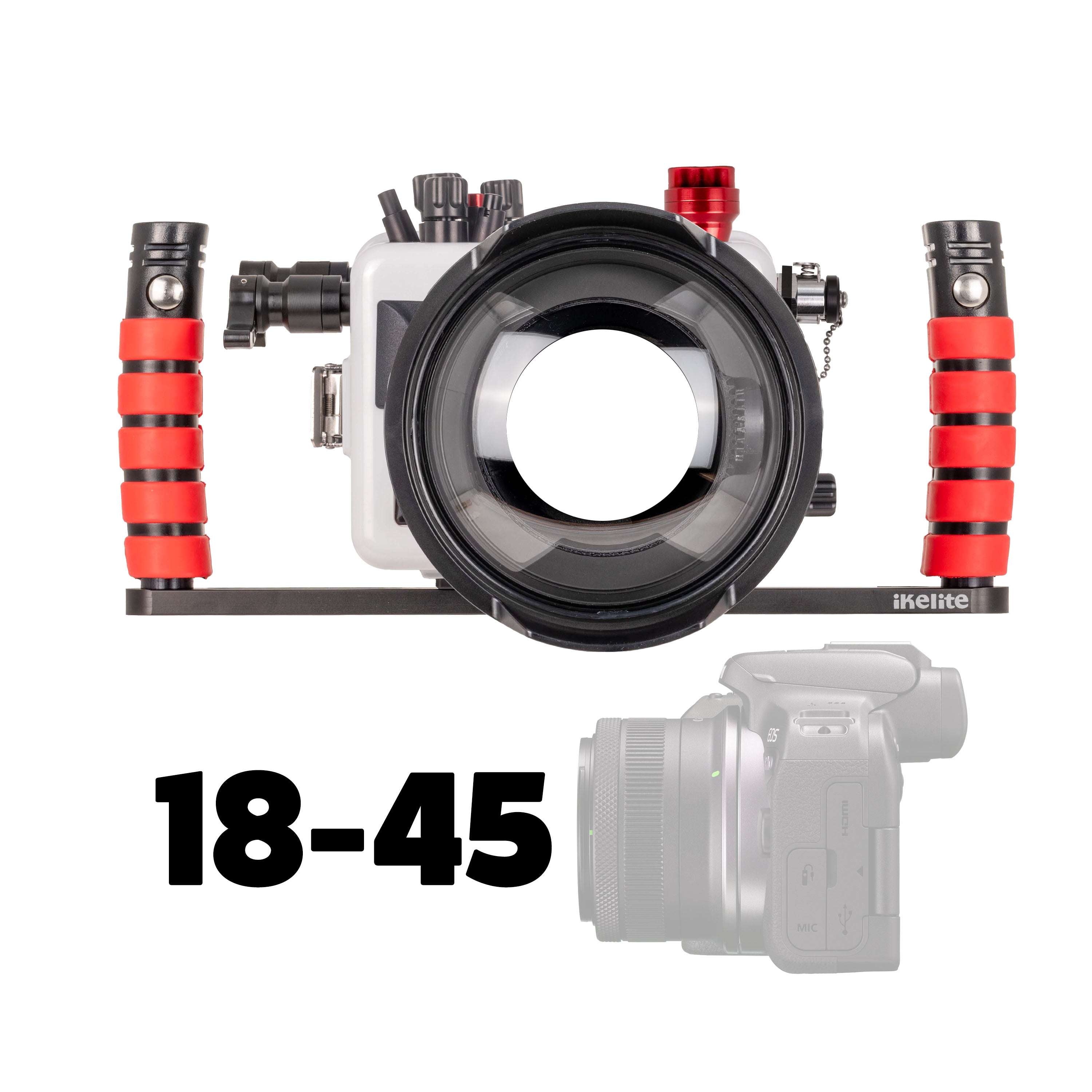 200DLM/D Underwater Housing for Canon EOS R10 with 18-45mm & 10-18mm L