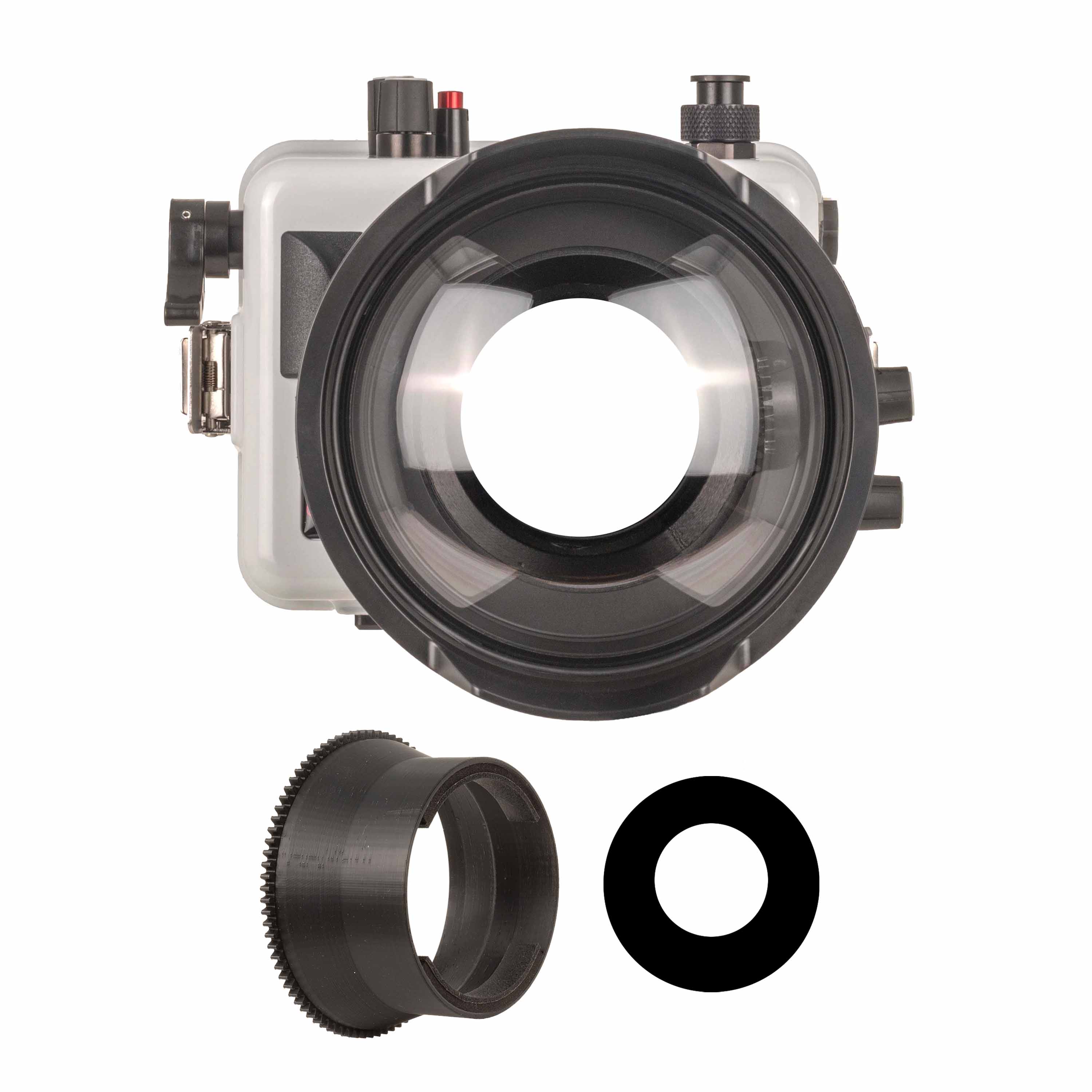 Ikelite 200DLM/D Underwater Housing for Canon EOS R100 with Dome Port