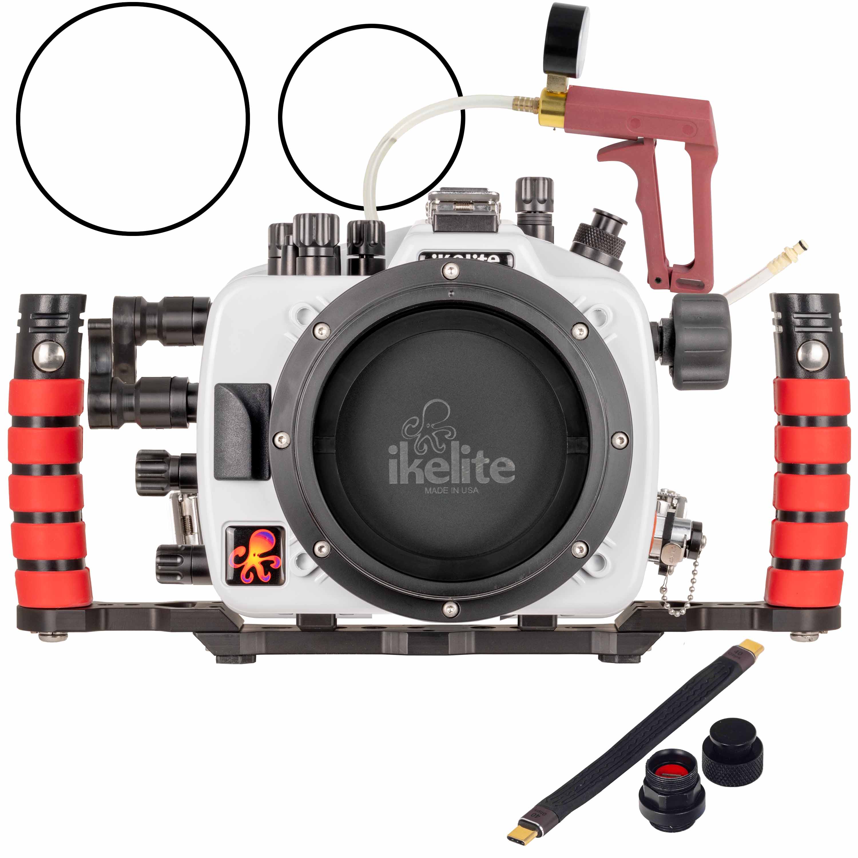 200DL Underwater Housing for Sony Alpha A7 III, A7R III Deluxe Version with Handles, Vacuum Pump, & USB-C Charging Bulkhead