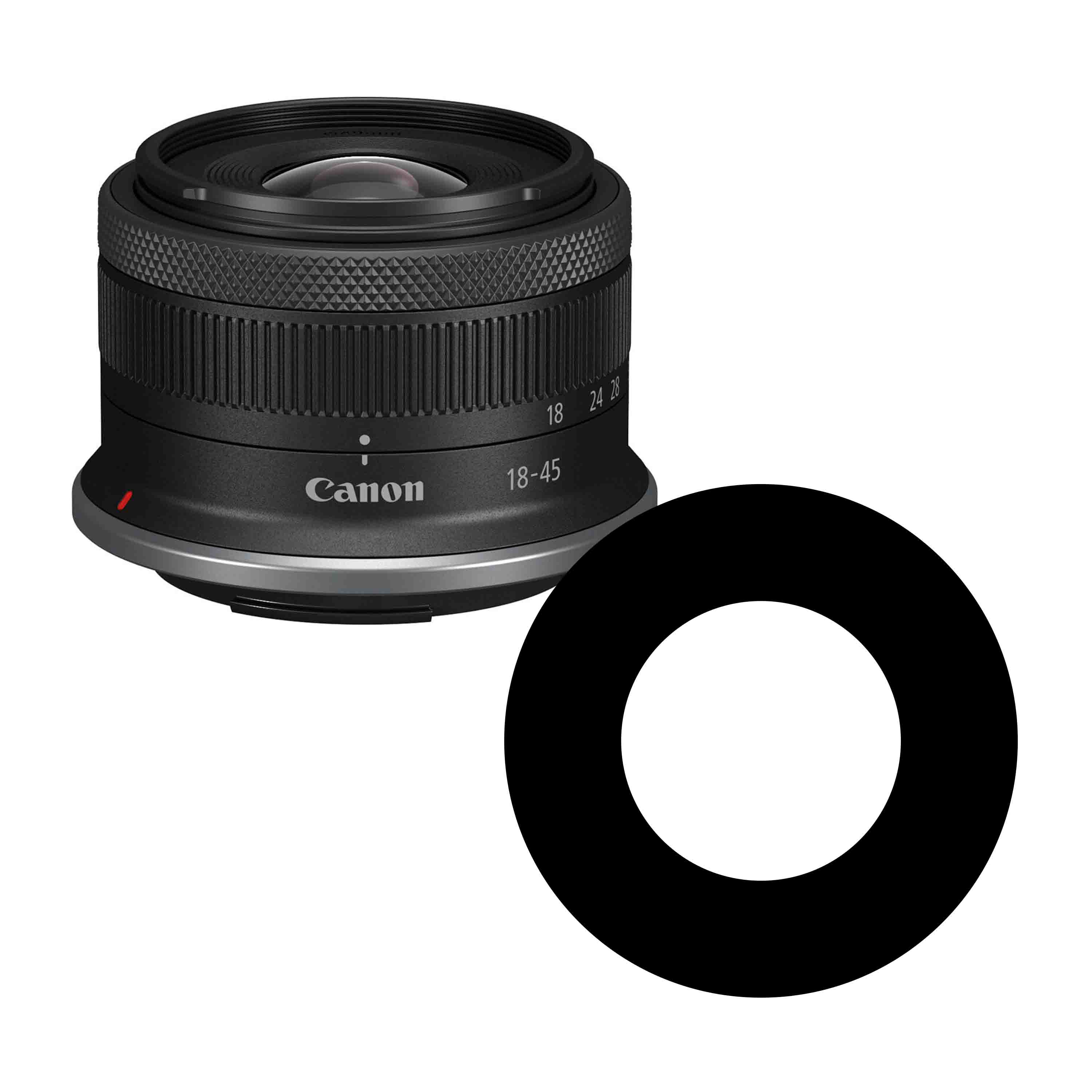 Anti-Reflection Ring for Canon RF-S 18-45mm f/4.5-6.3 IS STM Lens