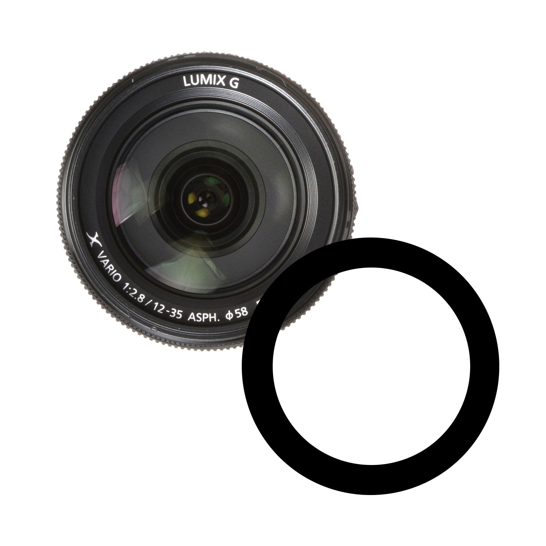Anti-Reflection Ring for Panasonic 12-35mm F2.8 I or II ASPH Power OIS Lens