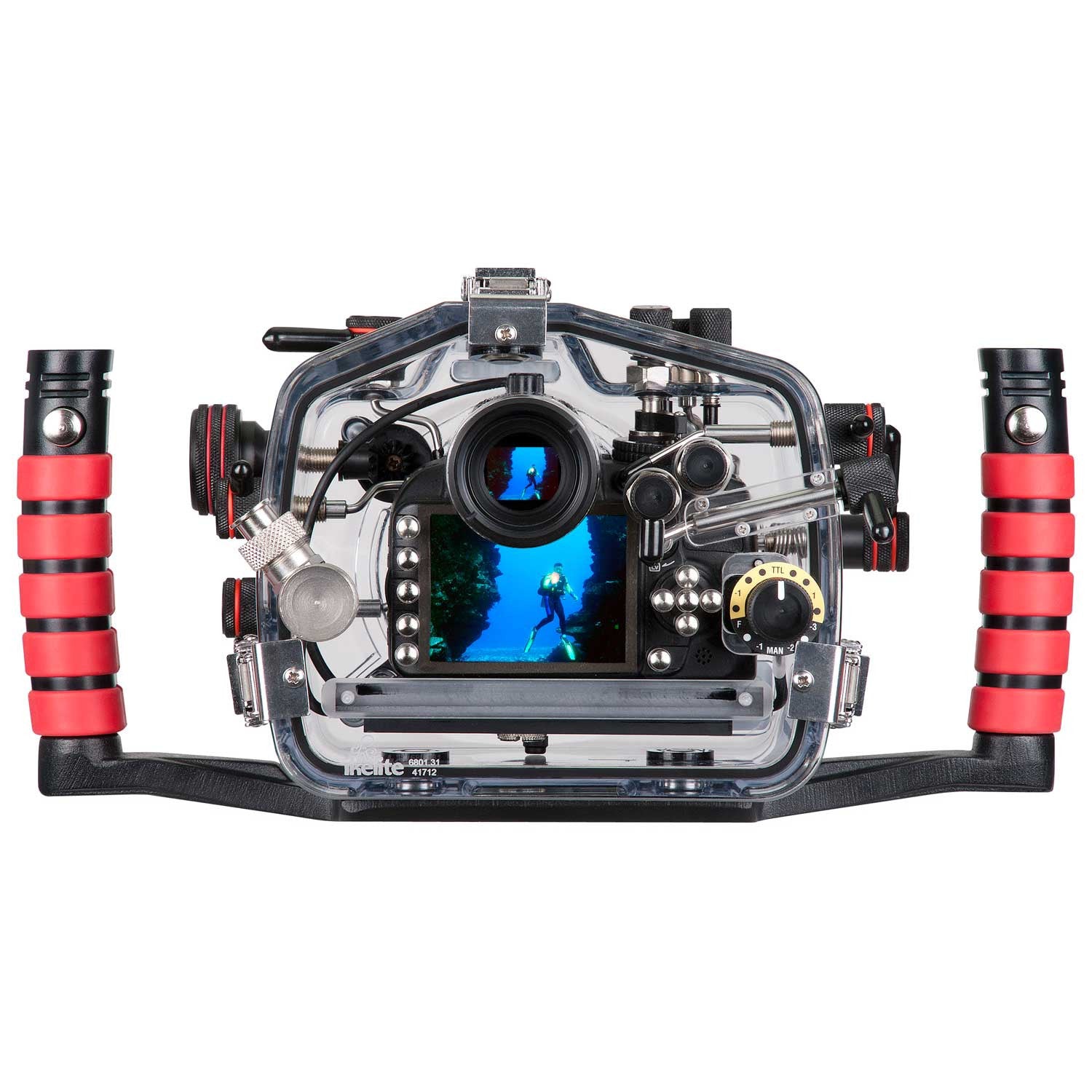 200FL Underwater TTL Housing for Nikon D3100 DSLR Cameras