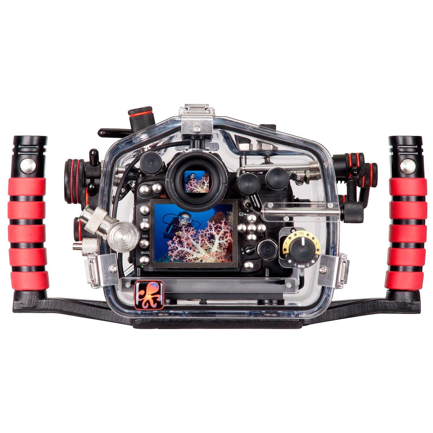 200FL Underwater TTL Housing for Nikon D7000 DSLR Camera