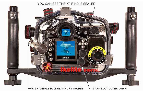200FL Underwater TTL Housing for Nikon D200 DSLR