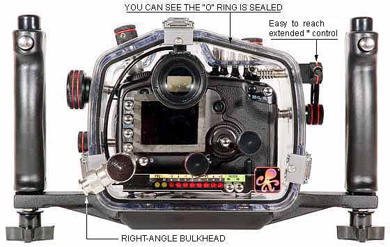 200FL Underwater TTL Housing for Canon EOS 5D DSLR Cameras