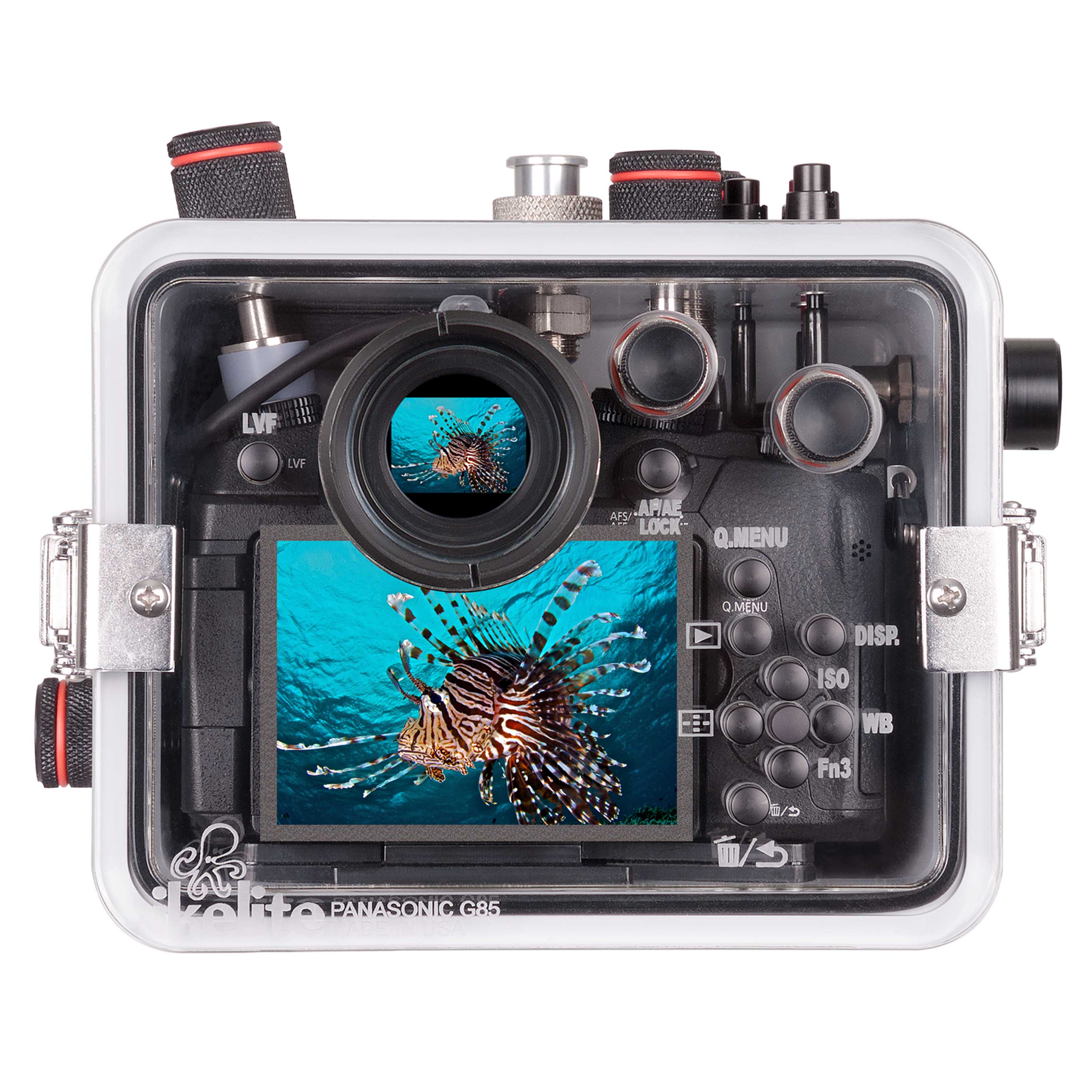 200DLM/B Underwater Housing for Panasonic Lumix G85, G80 Mirrorless Micro Four-Thirds Digital Camera Mirrorless Digital Camera