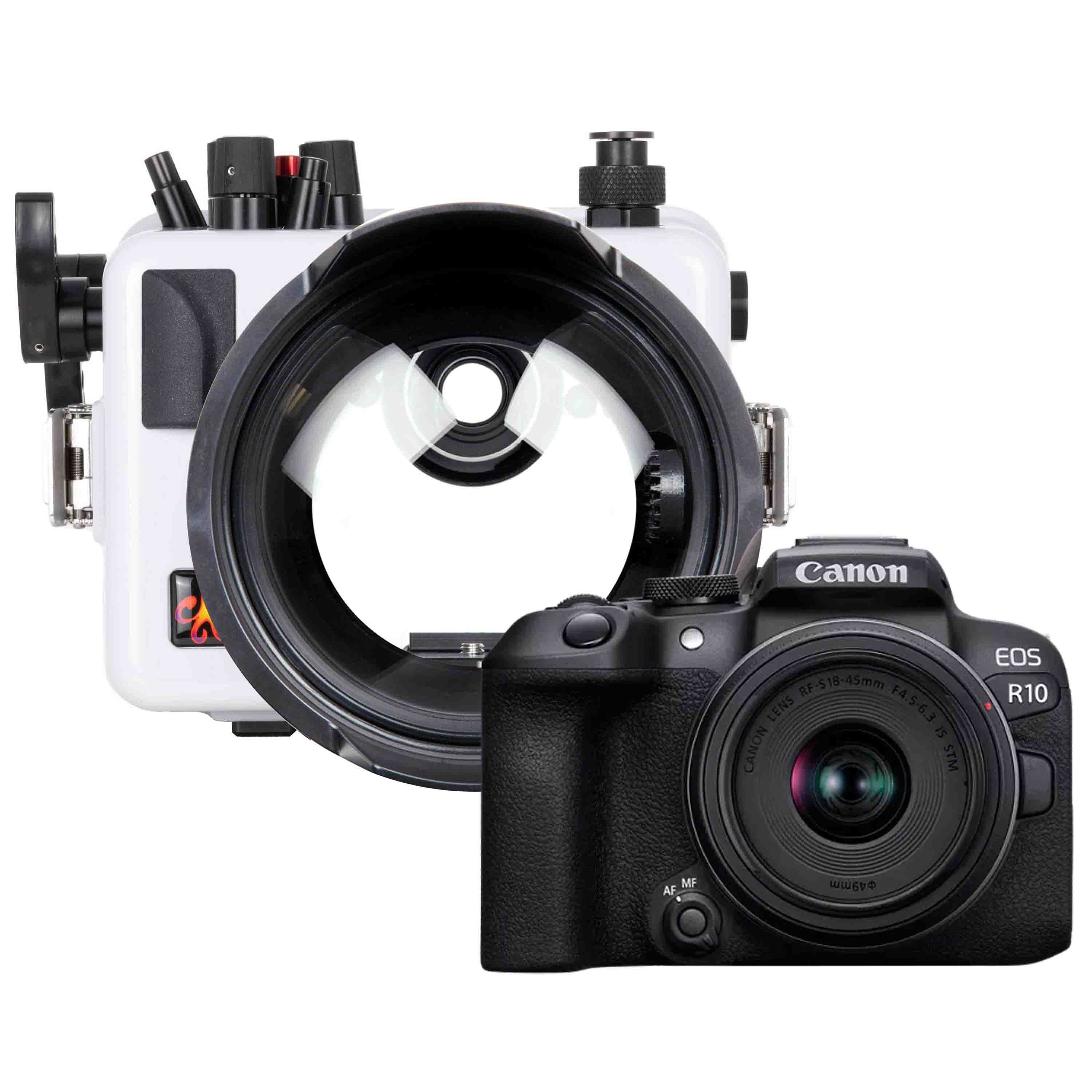 200DLM/D Underwater Housing and Canon EOS R10 Camera