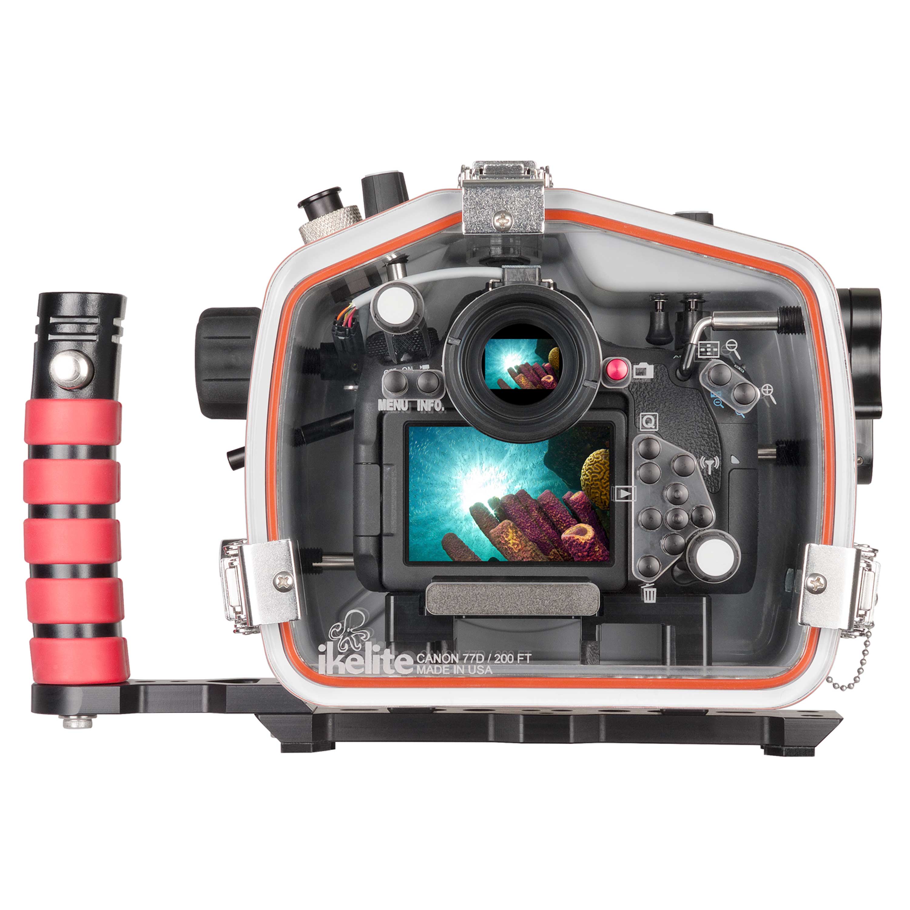 200DL Underwater Housing for Canon EOS 77D, EOS 9000D DSLR Cameras