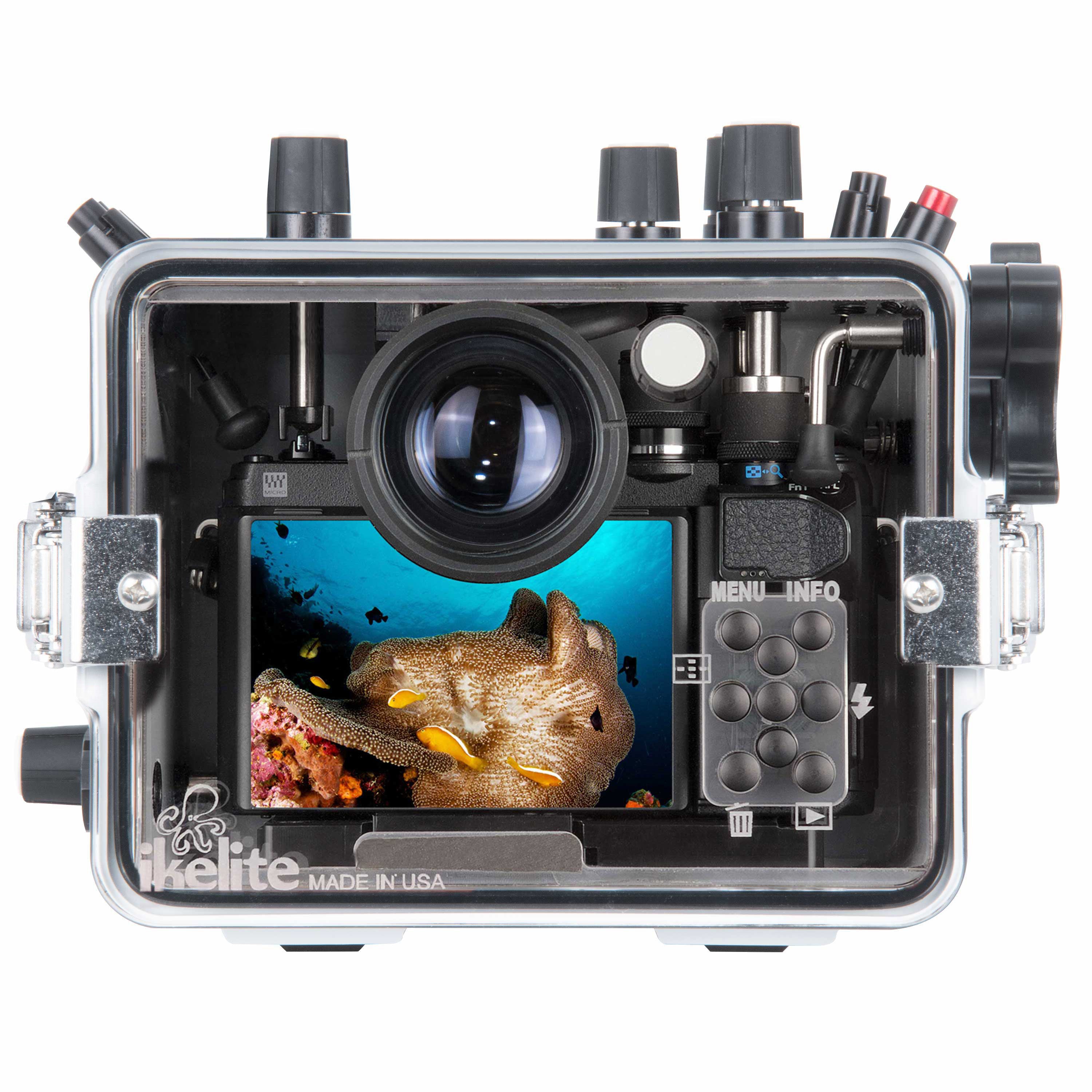 Ikelite 200DLM/A Underwater Housing for Olympus OM-D E-M10 III, E-M10 IV Mirrorless Cameras