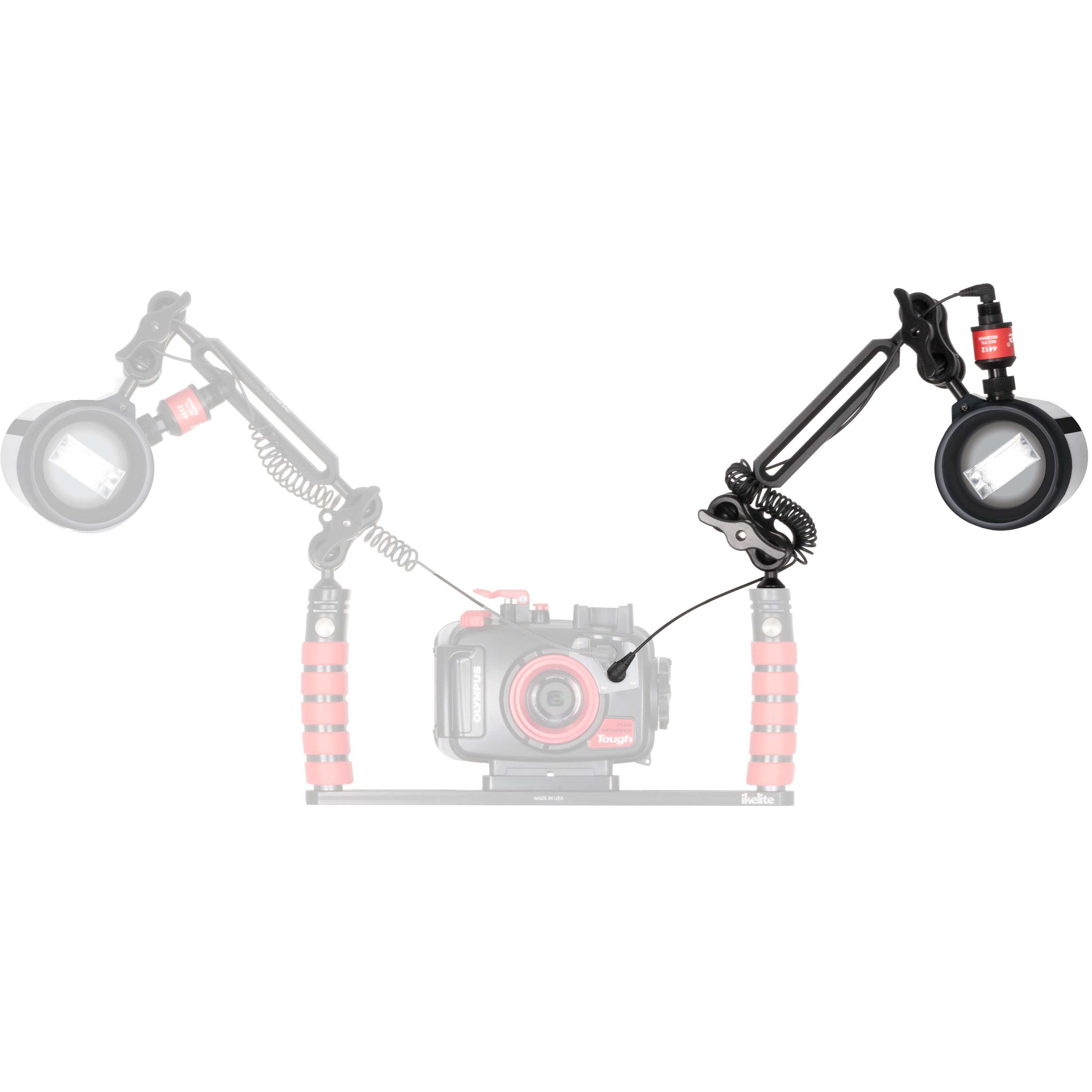 Underwater TTL Strobe Bundle for OM System TG-7, Olympus Tough TG-series cameras